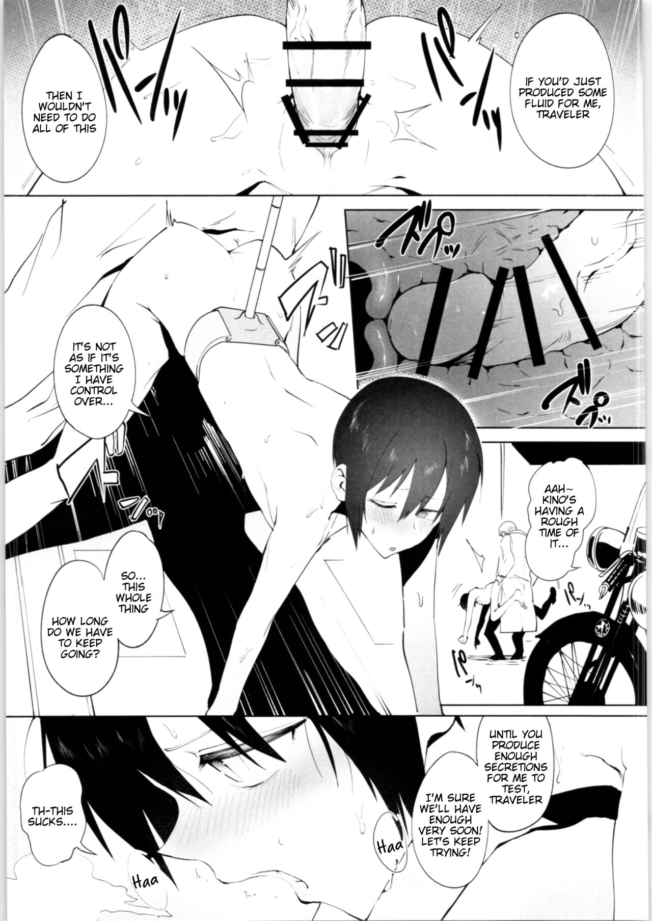 (C96) [Shiro Gas Koujou (Fushoku)]Kino no Tabi no Erohon VI - the Erotic World(Kino no Tabi) [English] [Tigoris Translates] Page 12