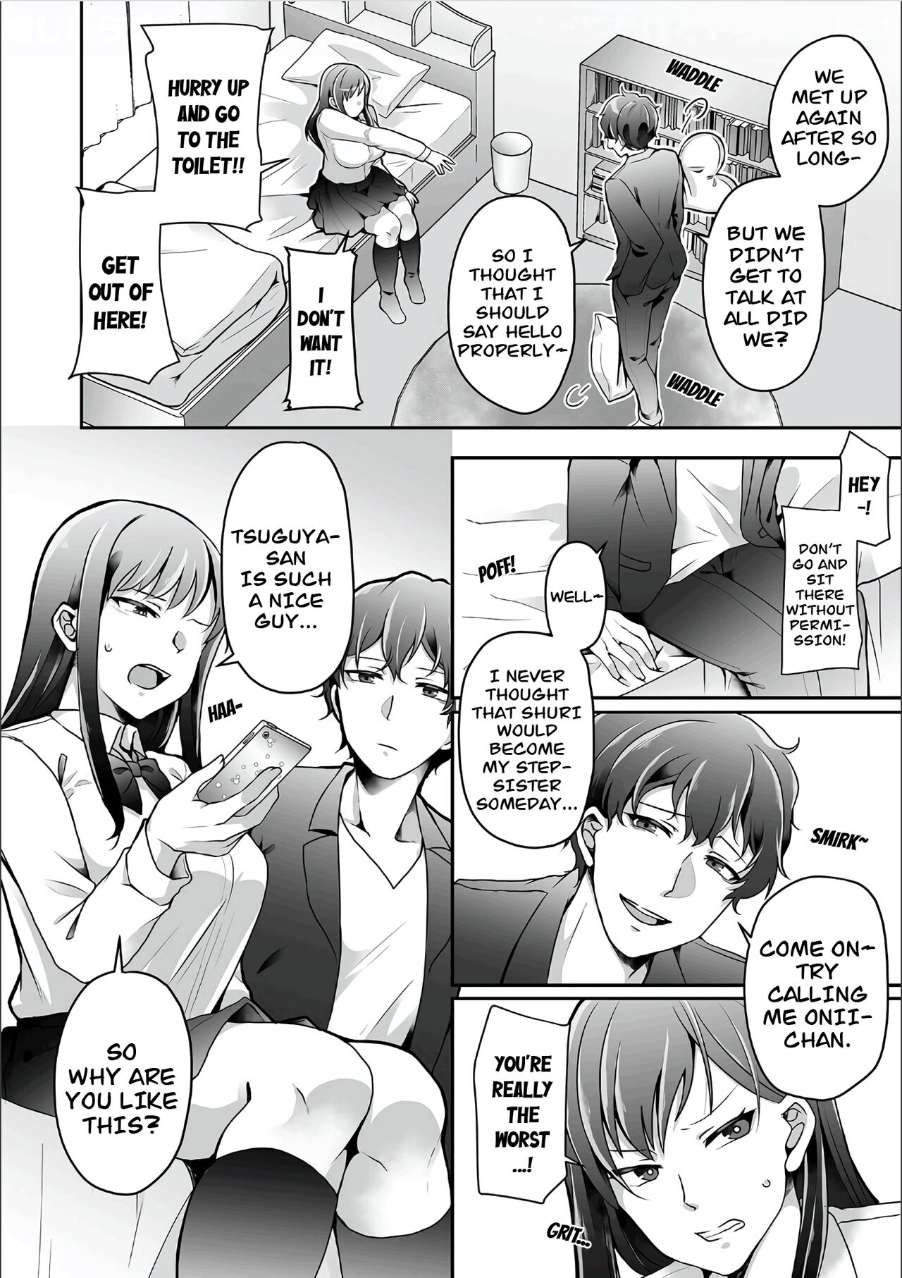 [Sake-chan]Haha ga Saikon shitara Gikei ga Chou Kuzu na Motokare datta "Kazoku dakedo Yarasete yo w"(1) [English] [CarlJPTL] Page 10