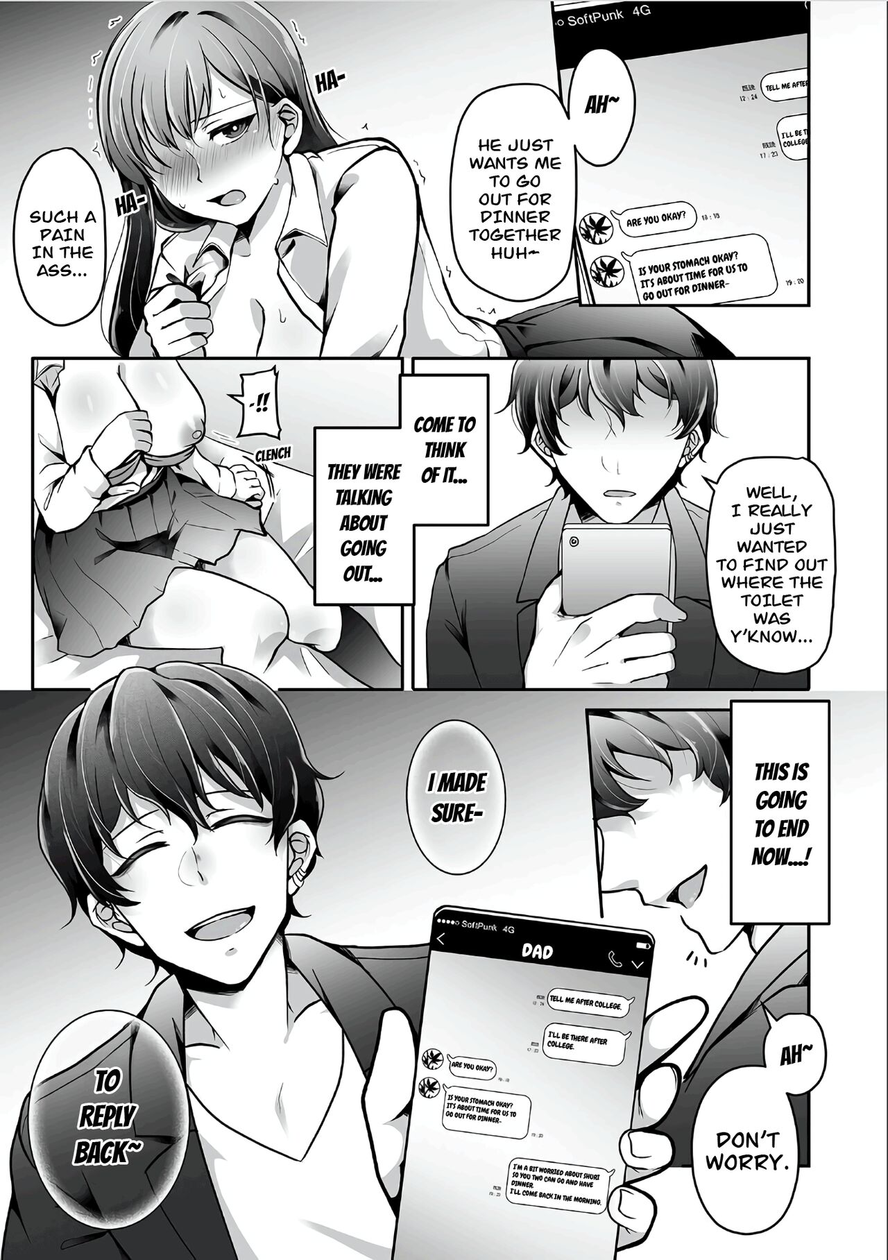 [Sake-chan]Haha ga Saikon shitara Gikei ga Chou Kuzu na Motokare datta "Kazoku dakedo Yarasete yo w"(1) [English] [CarlJPTL] Page 19