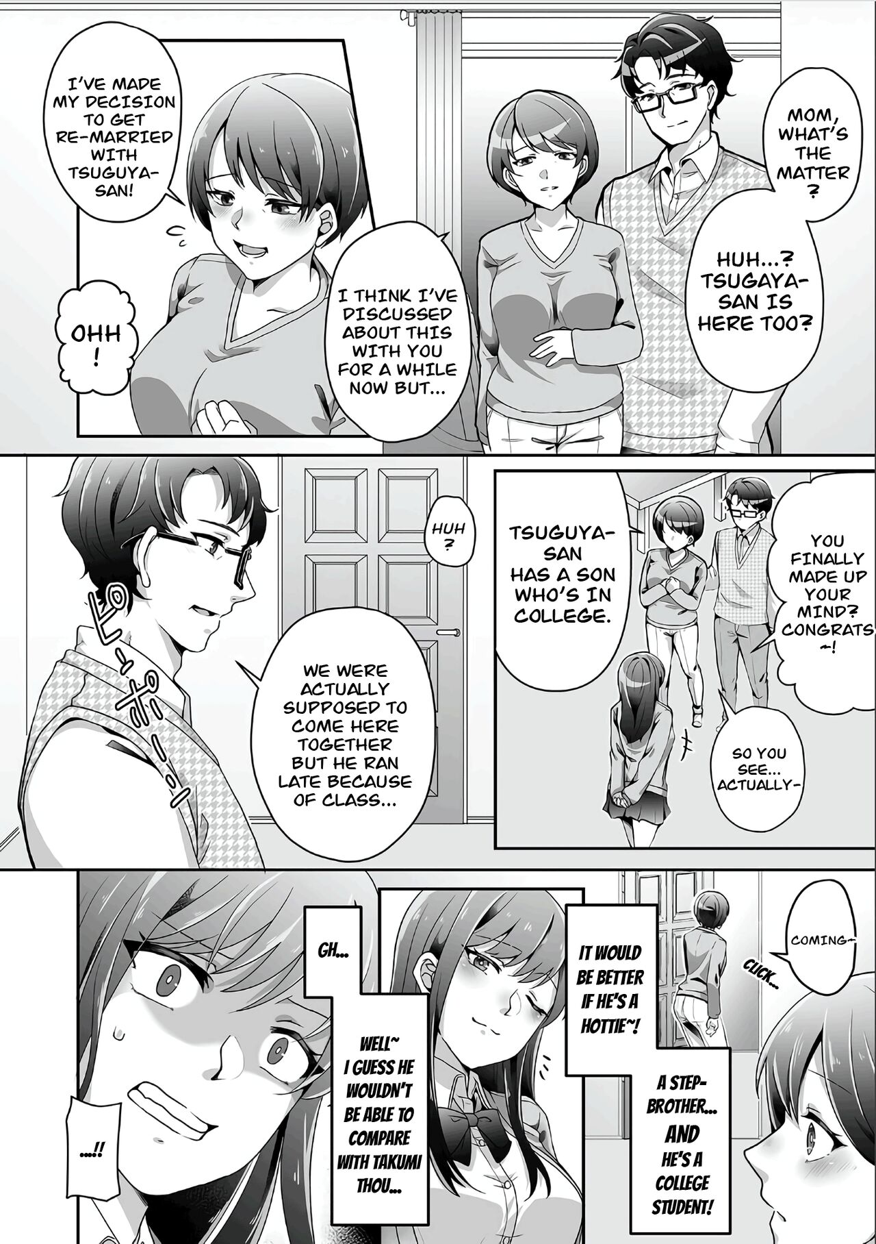 [Sake-chan]Haha ga Saikon shitara Gikei ga Chou Kuzu na Motokare datta "Kazoku dakedo Yarasete yo w"(1) [English] [CarlJPTL] Page 6