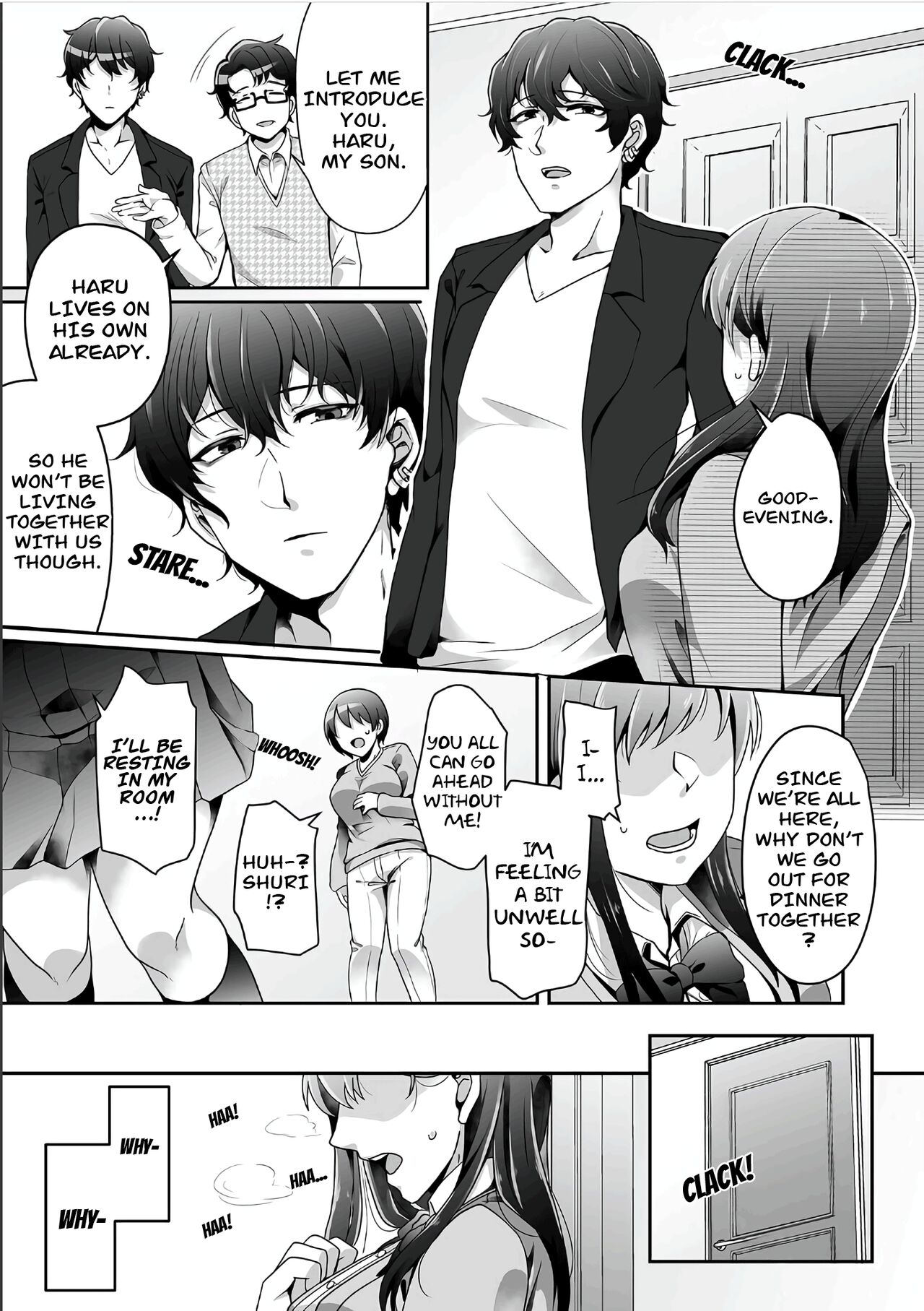 [Sake-chan]Haha ga Saikon shitara Gikei ga Chou Kuzu na Motokare datta "Kazoku dakedo Yarasete yo w"(1) [English] [CarlJPTL] Page 7