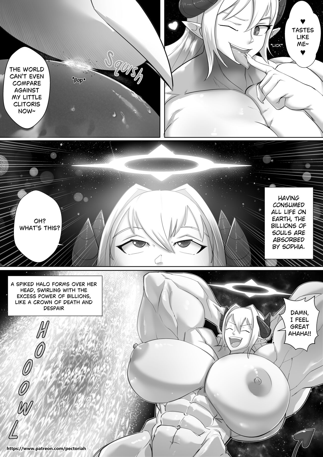 [pectoriah]Succubus to Omni-Goddess! Page 35