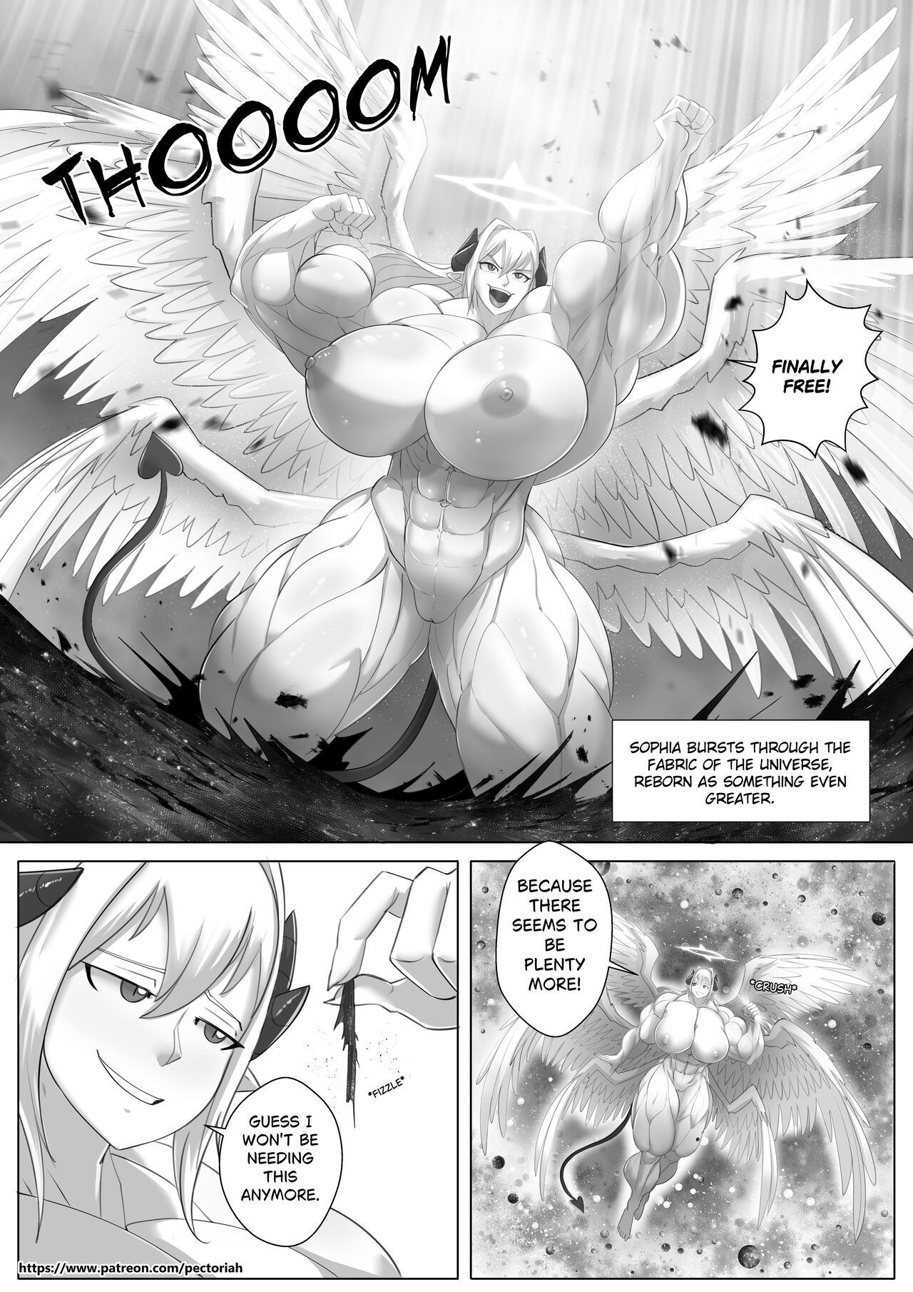 [pectoriah]Succubus to Omni-Goddess! Page 46