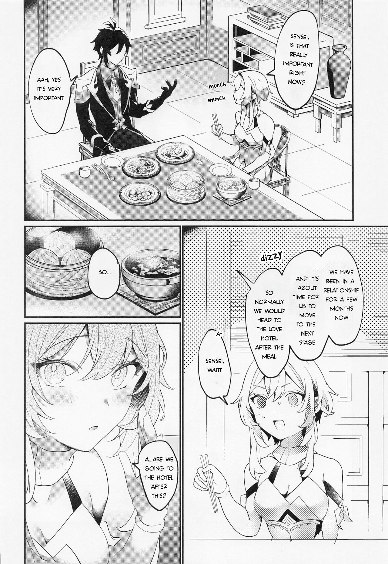 (Kami no Eichi 8) [Kadutikiya (Kaduki)]Renai Shoshinsha Rokusen-nen | To the inexperienced 6000 year old you(Genshin Impact) [English] [Nihility] Page 3