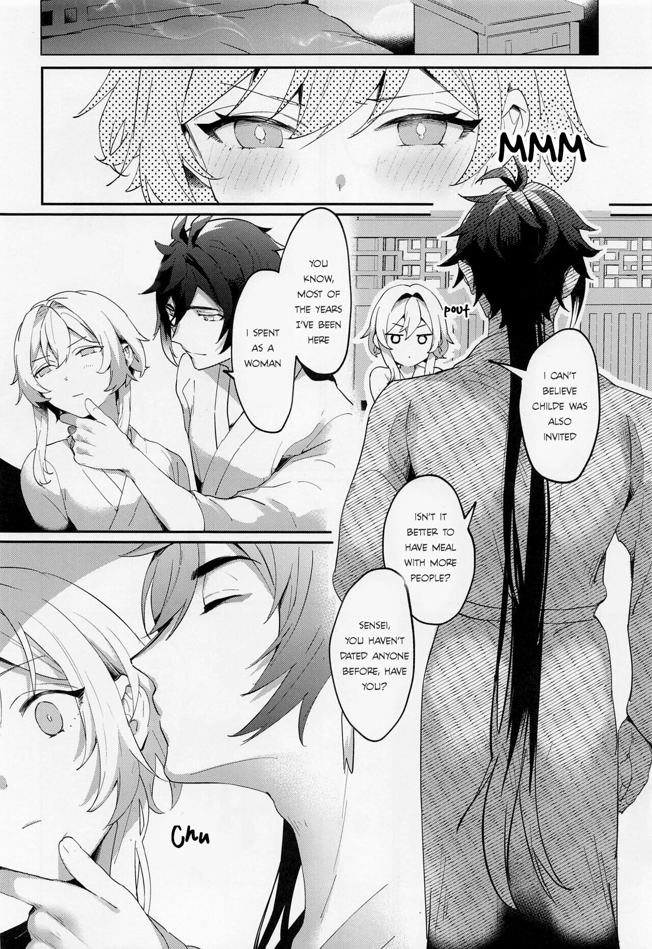 (Kami no Eichi 8) [Kadutikiya (Kaduki)]Renai Shoshinsha Rokusen-nen | To the inexperienced 6000 year old you(Genshin Impact) [English] [Nihility] Page 5