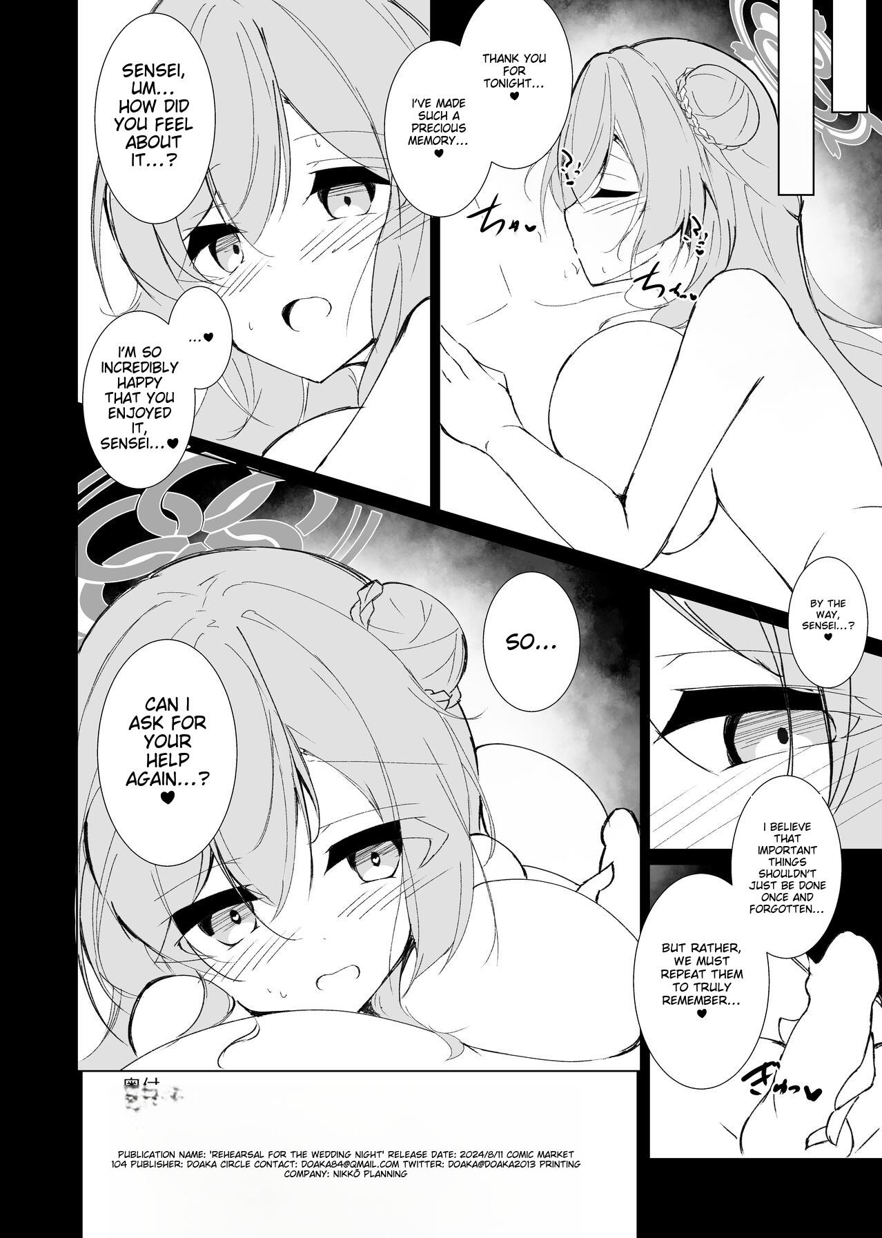 [Yuzintou (Doaka)]Kekkon Shoya Yokou Enshuu(Blue Archive) [English] [Toride] [Digital] Page 29