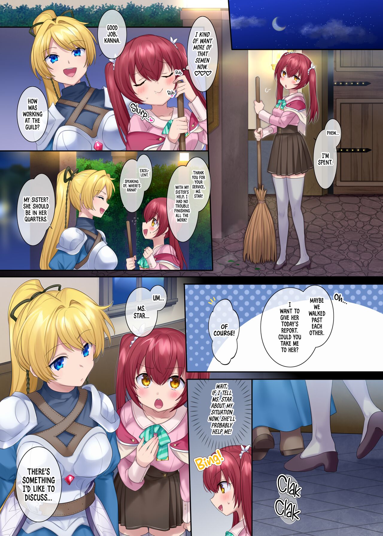 [Amulai Sweets Factory (Hiiragi Popura)]The Succubus Guild Receptionist[English] {2d-market.com} [Decensored] [Digital] Page 20