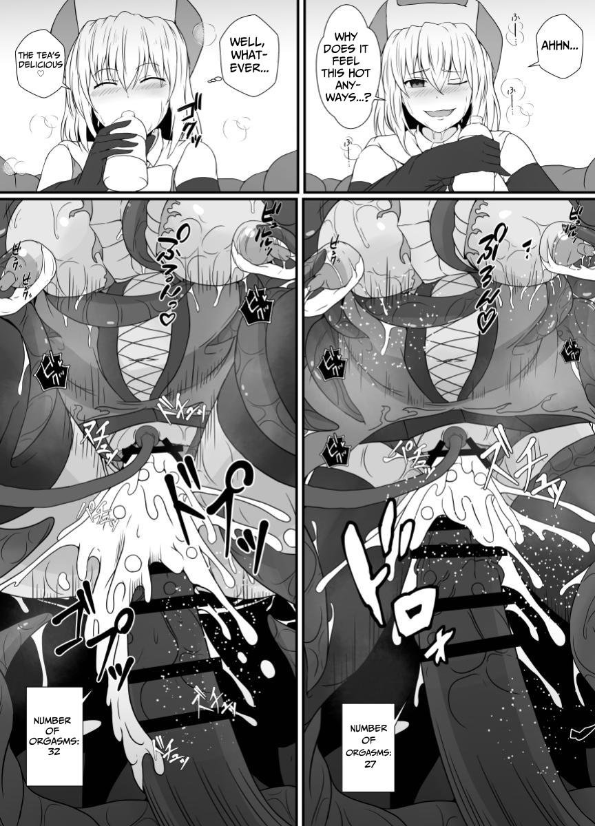[Hyoui no Jikan (Shimakawa)]Mesugaki Mahou Shoujo wa Daikkirai na Zako Youma ni Karada o Torikomareta node Kankaku Shadan no Mahou o Tsukatte Asa made Taeru | Magical Girl Caught By A Loathsome Monster Uses Sens...[English] [GGY Translations] Page 30