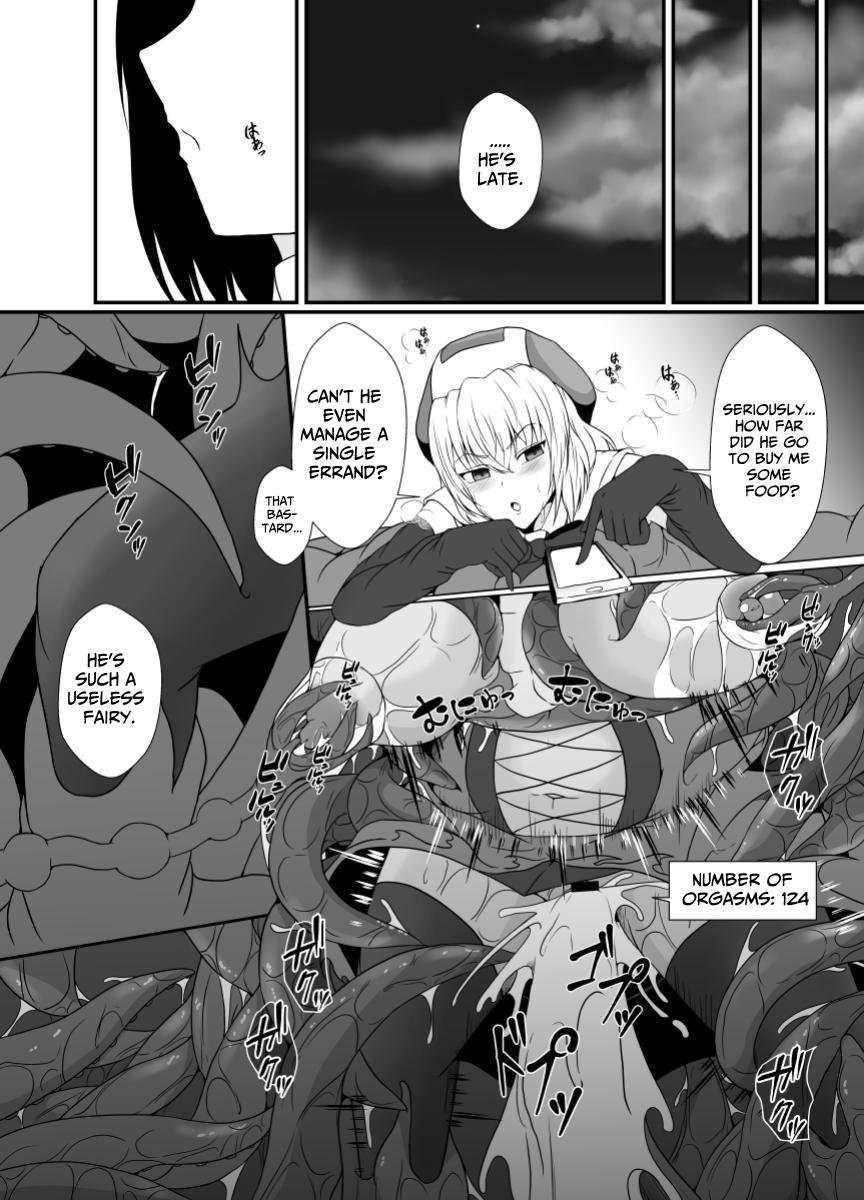 [Hyoui no Jikan (Shimakawa)]Mesugaki Mahou Shoujo wa Daikkirai na Zako Youma ni Karada o Torikomareta node Kankaku Shadan no Mahou o Tsukatte Asa made Taeru | Magical Girl Caught By A Loathsome Monster Uses Sens...[English] [GGY Translations] Page 33