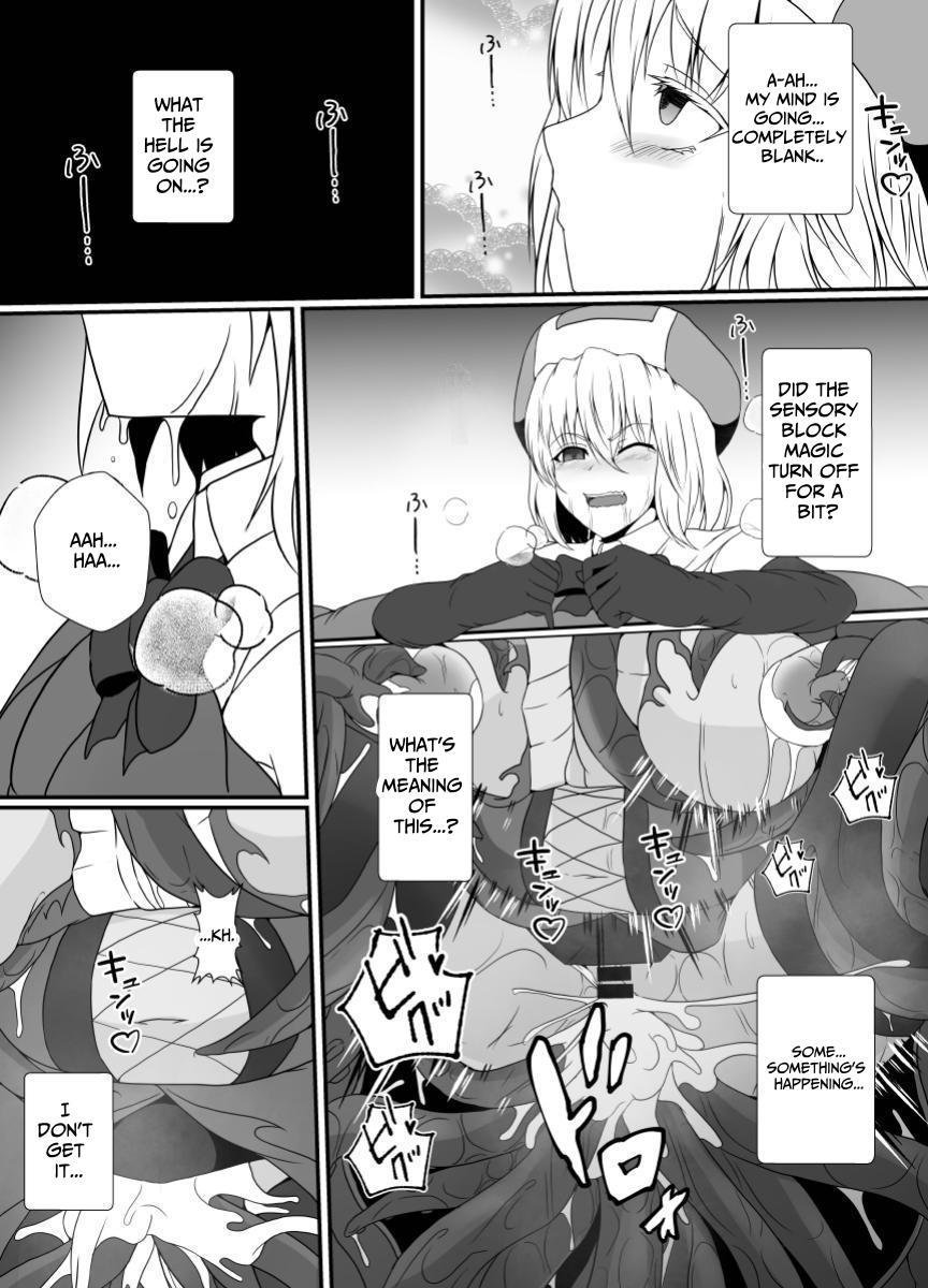 [Hyoui no Jikan (Shimakawa)]Mesugaki Mahou Shoujo wa Daikkirai na Zako Youma ni Karada o Torikomareta node Kankaku Shadan no Mahou o Tsukatte Asa made Taeru | Magical Girl Caught By A Loathsome Monster Uses Sens...[English] [GGY Translations] Page 36