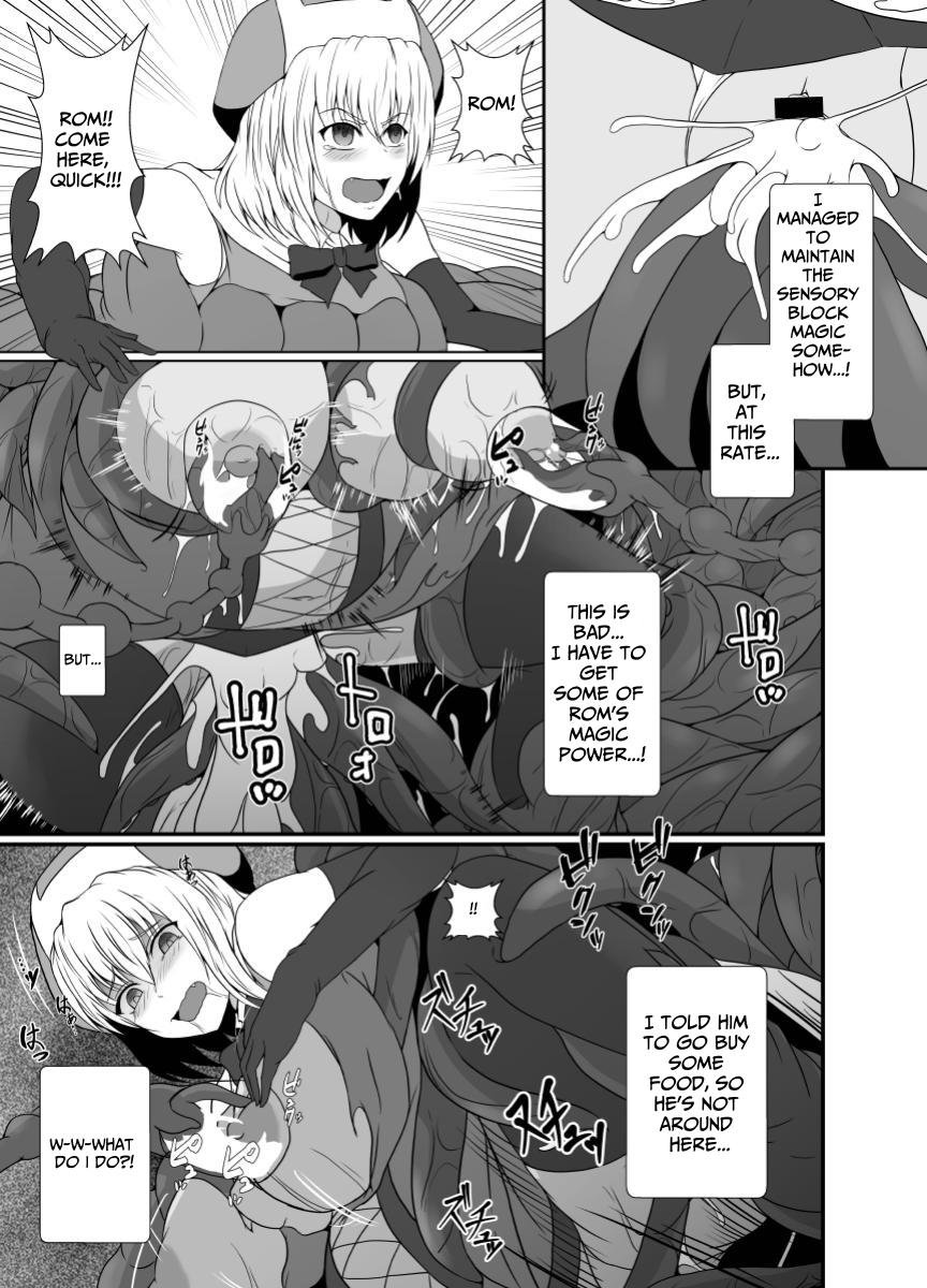 [Hyoui no Jikan (Shimakawa)]Mesugaki Mahou Shoujo wa Daikkirai na Zako Youma ni Karada o Torikomareta node Kankaku Shadan no Mahou o Tsukatte Asa made Taeru | Magical Girl Caught By A Loathsome Monster Uses Sens...[English] [GGY Translations] Page 38