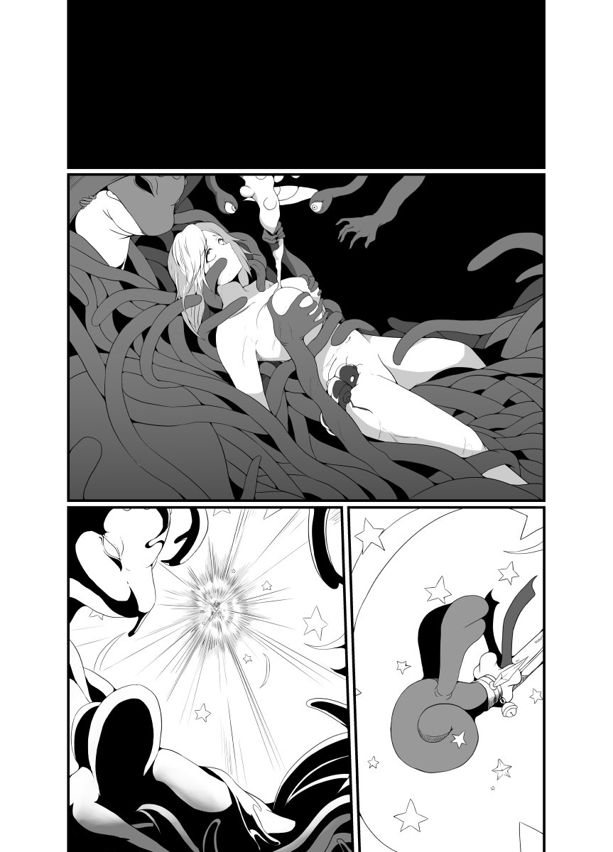 [Hyoui no Jikan (Shimakawa)]Mesugaki Mahou Shoujo wa Daikkirai na Zako Youma ni Karada o Torikomareta node Kankaku Shadan no Mahou o Tsukatte Asa made Taeru | Magical Girl Caught By A Loathsome Monster Uses Sens...[English] [GGY Translations] Page 52