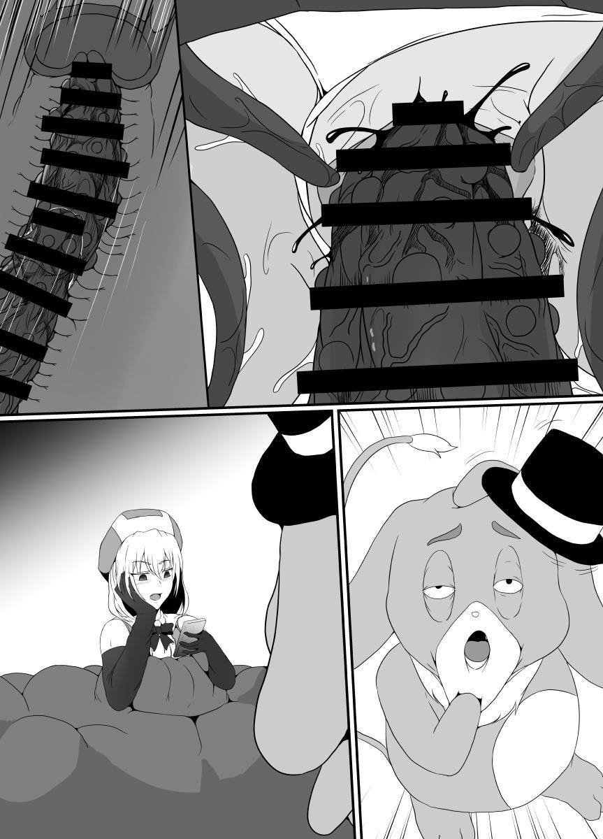 [Hyoui no Jikan (Shimakawa)]Mesugaki Mahou Shoujo wa Daikkirai na Zako Youma ni Karada o Torikomareta node Kankaku Shadan no Mahou o Tsukatte Asa made Taeru | Magical Girl Caught By A Loathsome Monster Uses Sens...[English] [GGY Translations] Page 70