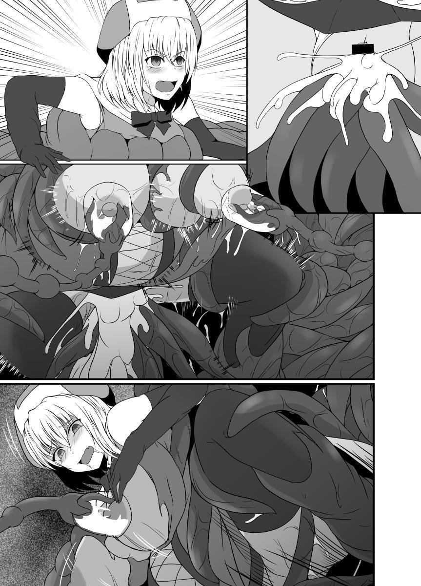 [Hyoui no Jikan (Shimakawa)]Mesugaki Mahou Shoujo wa Daikkirai na Zako Youma ni Karada o Torikomareta node Kankaku Shadan no Mahou o Tsukatte Asa made Taeru | Magical Girl Caught By A Loathsome Monster Uses Sens...[English] [GGY Translations] Page 88