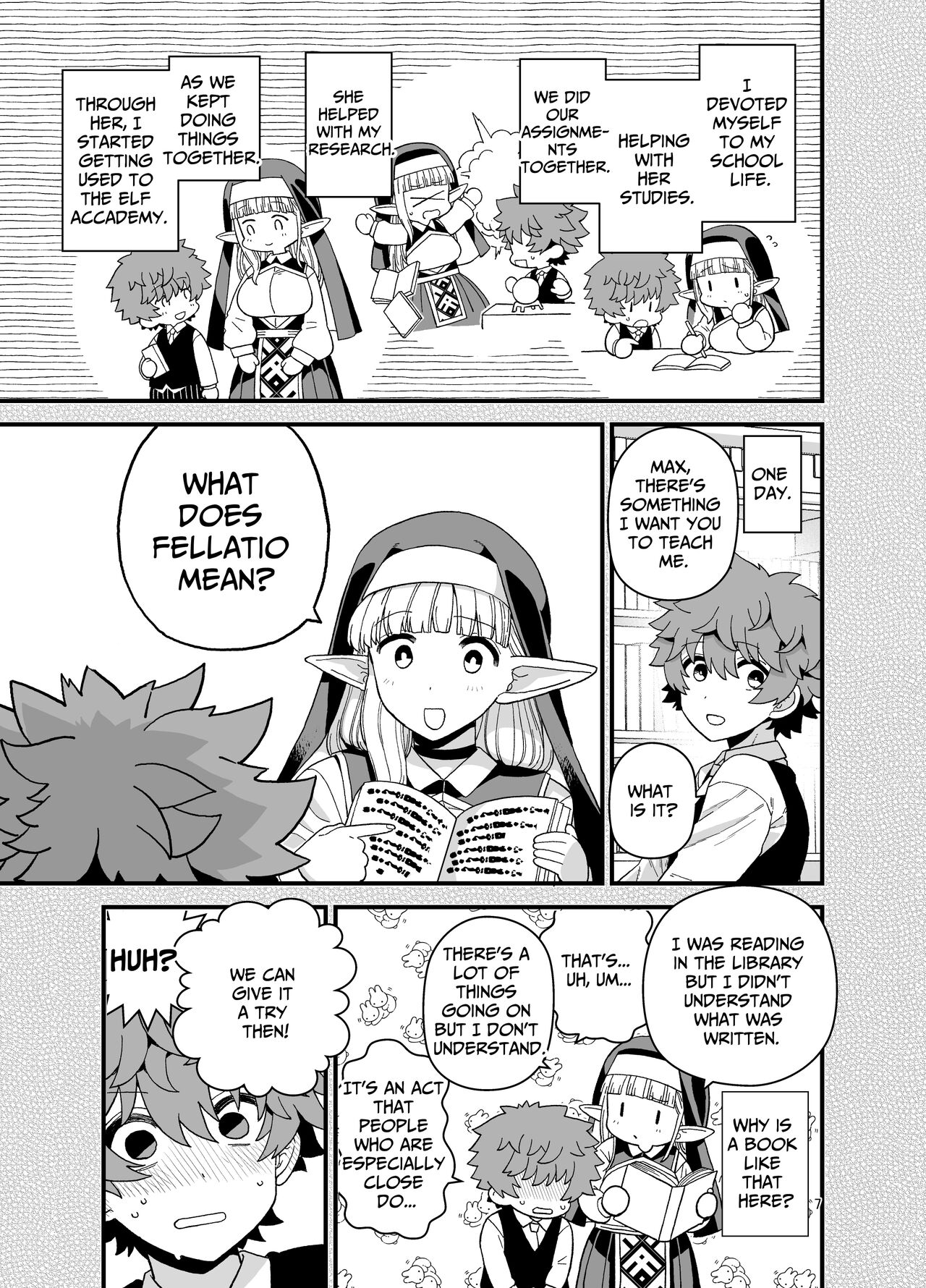 [Mochinchi (Mo)]Elf Gakuen no Yuutousei - Honor student of Elf Academy[English] [Kamijoan] [Digital] Page 8