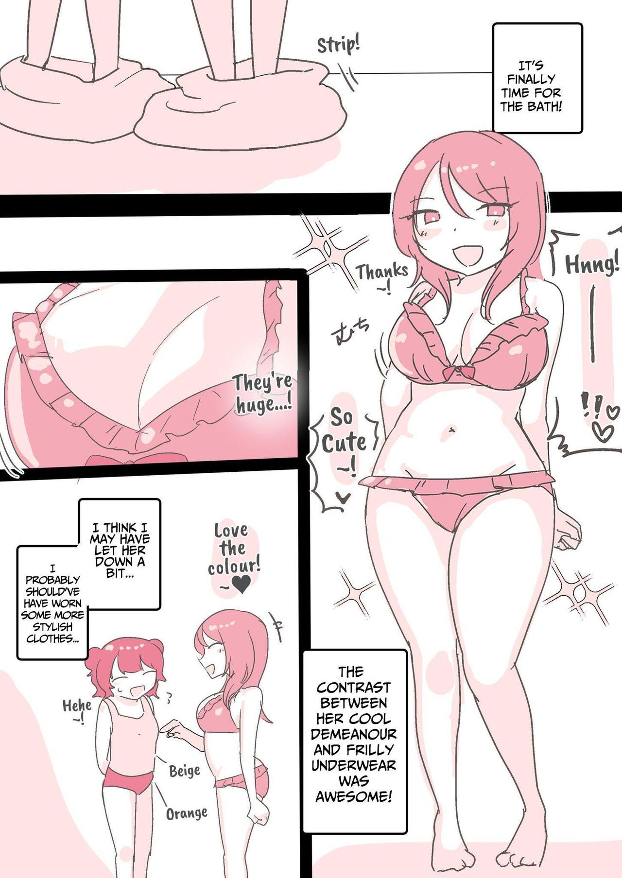 [Amai Shoujo Koubou (Amai Meiden)]Psycho Les Senpai ga 1000-bon Ureta Kinen ni Les Fuuzoku ni Itte Kimashita Repo | Psycho Lesbian Senpai Sold 1000 Copies Memorial Lesbian Brothel Experience Report[English] [Kusanuu] Page 18