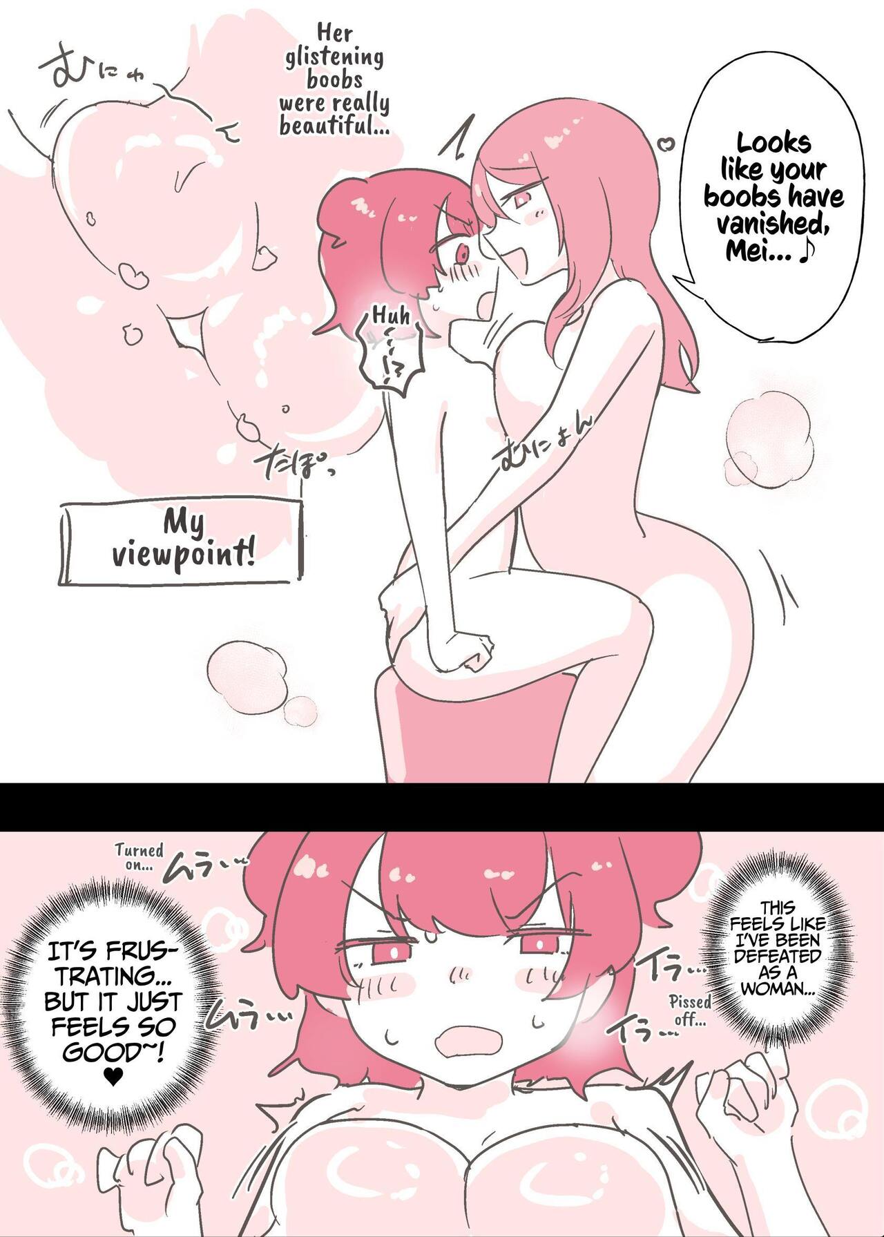 [Amai Shoujo Koubou (Amai Meiden)]Psycho Les Senpai ga 1000-bon Ureta Kinen ni Les Fuuzoku ni Itte Kimashita Repo | Psycho Lesbian Senpai Sold 1000 Copies Memorial Lesbian Brothel Experience Report[English] [Kusanuu] Page 22