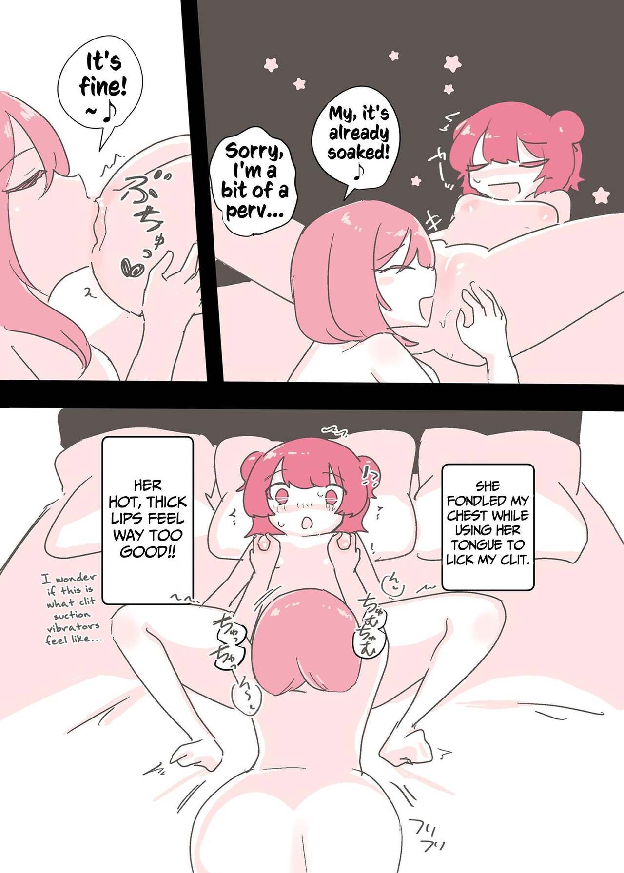 [Amai Shoujo Koubou (Amai Meiden)]Psycho Les Senpai ga 1000-bon Ureta Kinen ni Les Fuuzoku ni Itte Kimashita Repo | Psycho Lesbian Senpai Sold 1000 Copies Memorial Lesbian Brothel Experience Report[English] [Kusanuu] Page 27