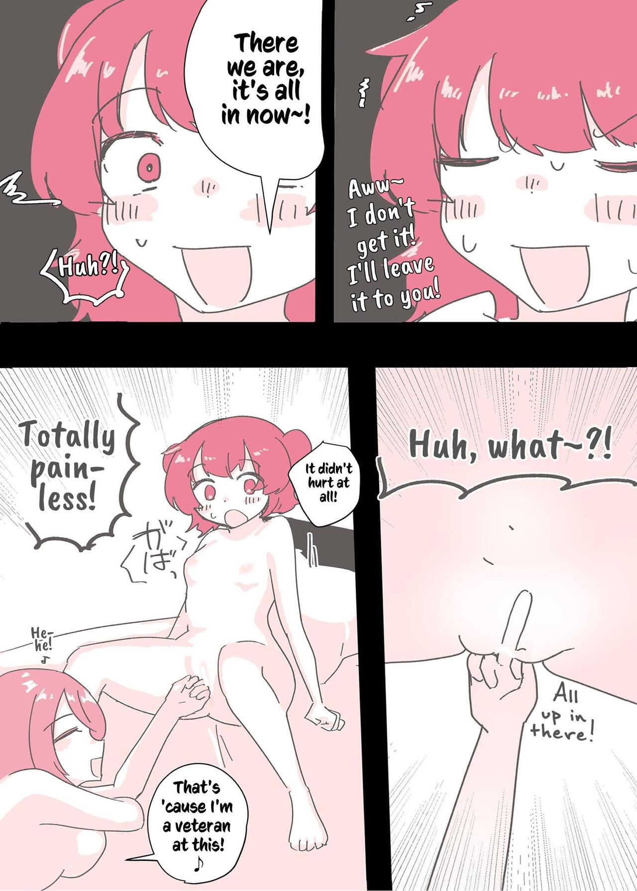 [Amai Shoujo Koubou (Amai Meiden)]Psycho Les Senpai ga 1000-bon Ureta Kinen ni Les Fuuzoku ni Itte Kimashita Repo | Psycho Lesbian Senpai Sold 1000 Copies Memorial Lesbian Brothel Experience Report[English] [Kusanuu] Page 32