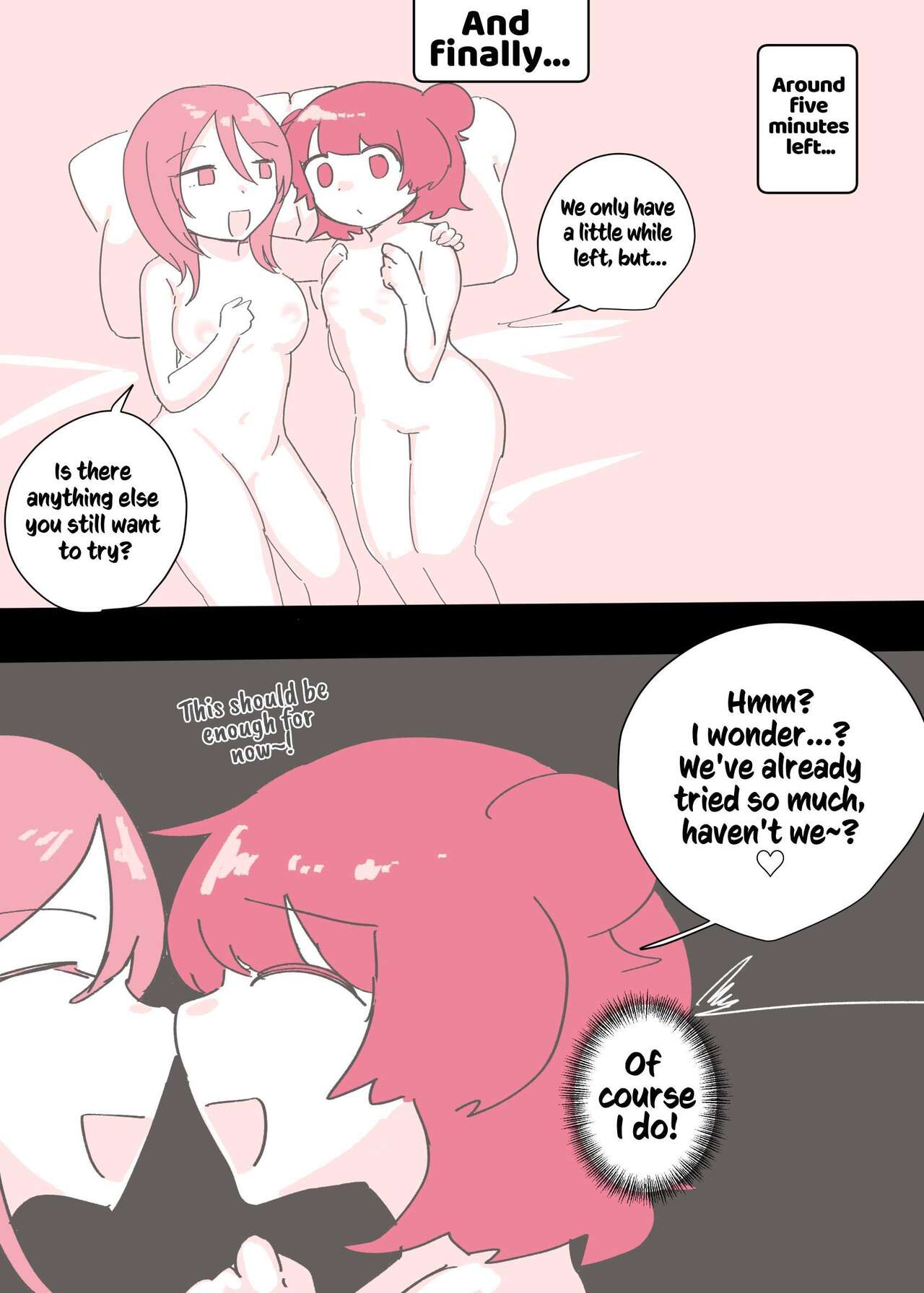 [Amai Shoujo Koubou (Amai Meiden)]Psycho Les Senpai ga 1000-bon Ureta Kinen ni Les Fuuzoku ni Itte Kimashita Repo | Psycho Lesbian Senpai Sold 1000 Copies Memorial Lesbian Brothel Experience Report[English] [Kusanuu] Page 39