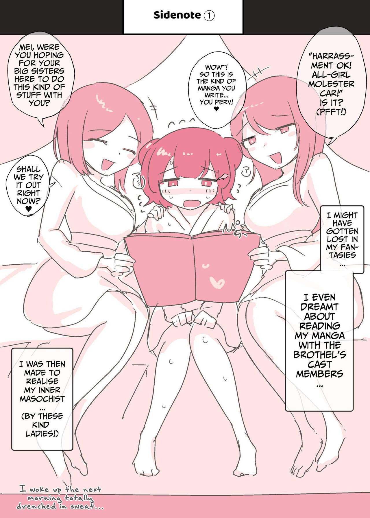 [Amai Shoujo Koubou (Amai Meiden)]Psycho Les Senpai ga 1000-bon Ureta Kinen ni Les Fuuzoku ni Itte Kimashita Repo | Psycho Lesbian Senpai Sold 1000 Copies Memorial Lesbian Brothel Experience Report[English] [Kusanuu] Page 5