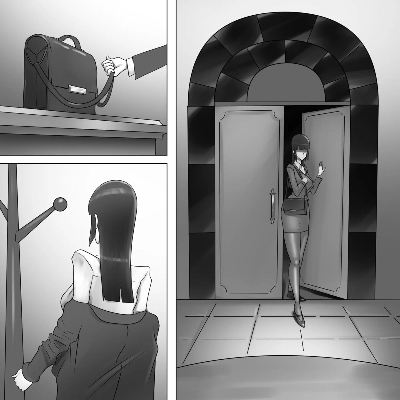 [Pon]Uncondom Choushin Onee-san wa Mainichi Pet Kitanaji-san to Hentai Dappun Anal Fuck Shiteiru. | Uncondom - Tall lady has perverted defecation anal sex with her pet filthy old man every day.[English] Page 2