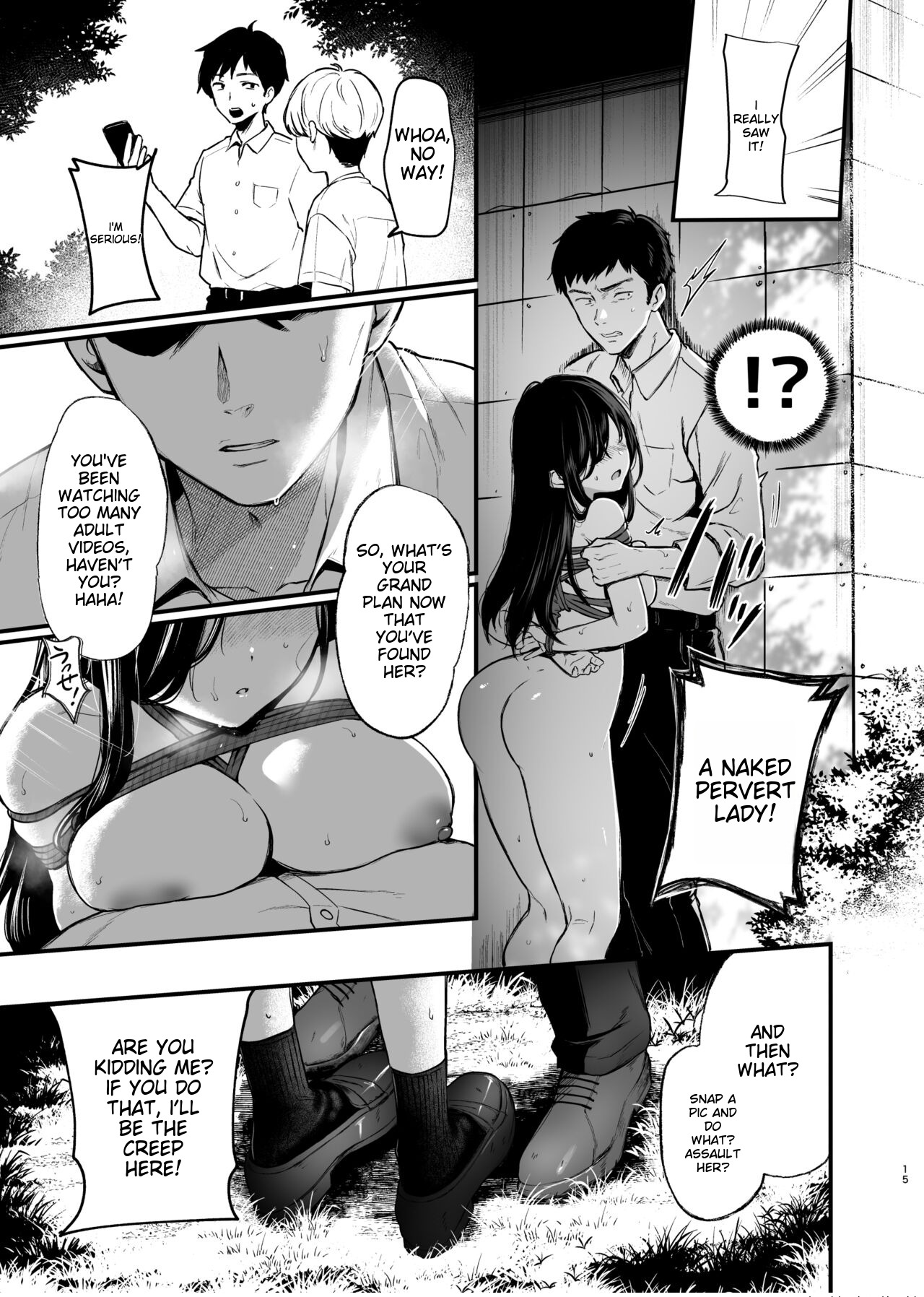 [Nanameno (Osomatsu)]Morishita Shirabe wa Miraretai![English] [Digital] Page 14
