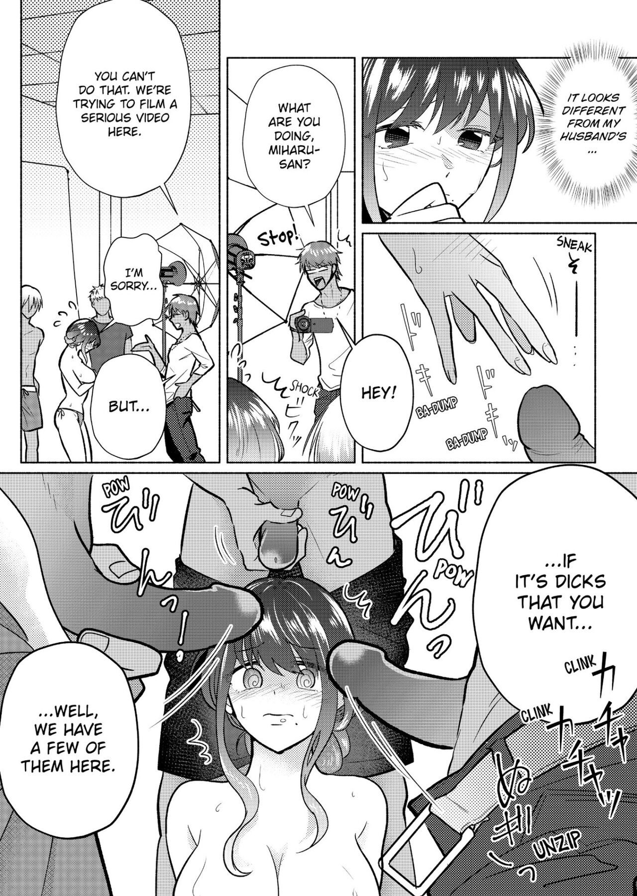 [Ika Hotaru]Sexless no Hitozuma ga YariCir Danshi-tachi ni Damasarete... Taninbou de Gachi Iki Satsueikai 1-2 | My Sexless Wife Gets Tricked by College Boys… Cum Filming Session Featuring Stranger's Dick Ensues! 1-2[English] [Decensored] Page 16