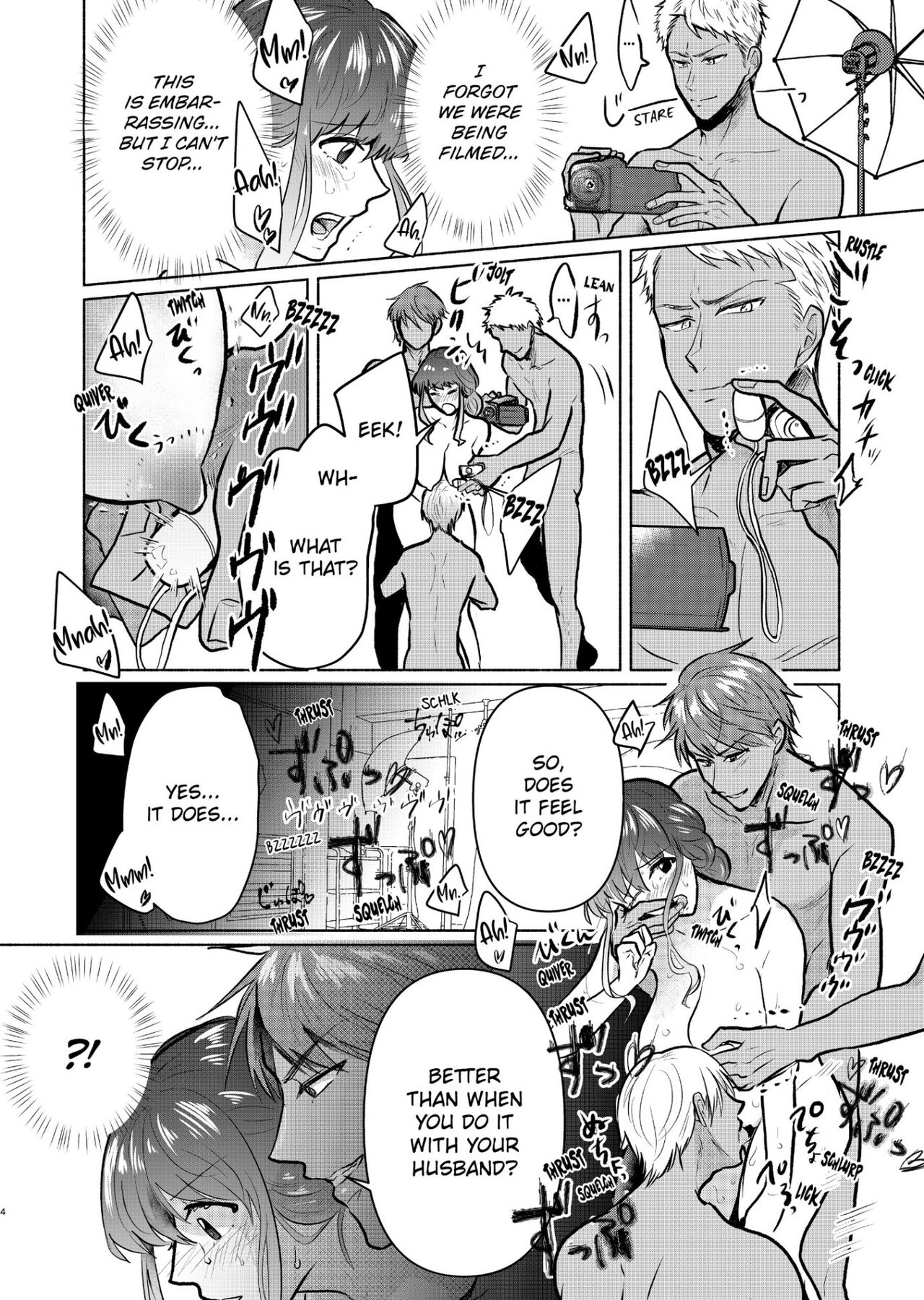 [Ika Hotaru]Sexless no Hitozuma ga YariCir Danshi-tachi ni Damasarete... Taninbou de Gachi Iki Satsueikai 1-2 | My Sexless Wife Gets Tricked by College Boys… Cum Filming Session Featuring Stranger's Dick Ensues! 1-2[English] [Decensored] Page 34