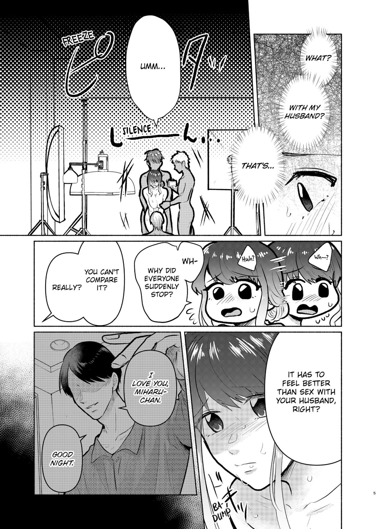 [Ika Hotaru]Sexless no Hitozuma ga YariCir Danshi-tachi ni Damasarete... Taninbou de Gachi Iki Satsueikai 1-2 | My Sexless Wife Gets Tricked by College Boys… Cum Filming Session Featuring Stranger's Dick Ensues! 1-2[English] [Decensored] Page 35