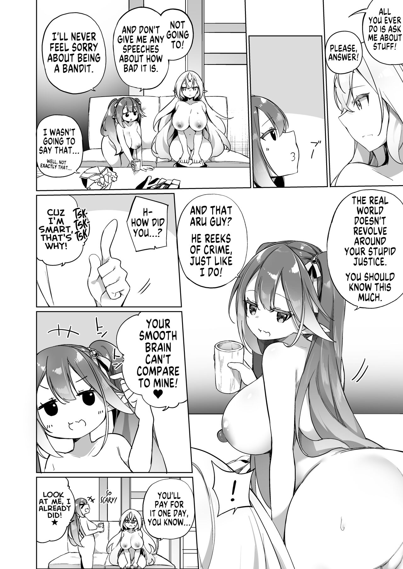 [Slime no Kanmuri (Kanmuri)]Mesugaki Elf ni Natta Don 2 Elf-ka no Kusuri part 3 | A Bandit Chief Who Turned Into a Bratty Elf Girl 2 Elvification Drug part 3[English] [GTF] Page 16