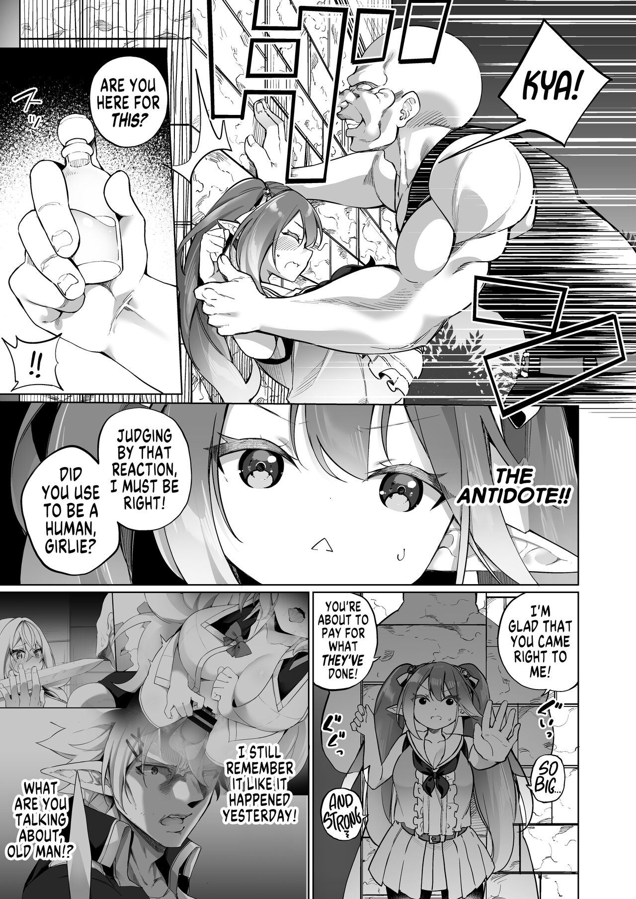 [Slime no Kanmuri (Kanmuri)]Mesugaki Elf ni Natta Don 2 Elf-ka no Kusuri part 3 | A Bandit Chief Who Turned Into a Bratty Elf Girl 2 Elvification Drug part 3[English] [GTF] Page 21