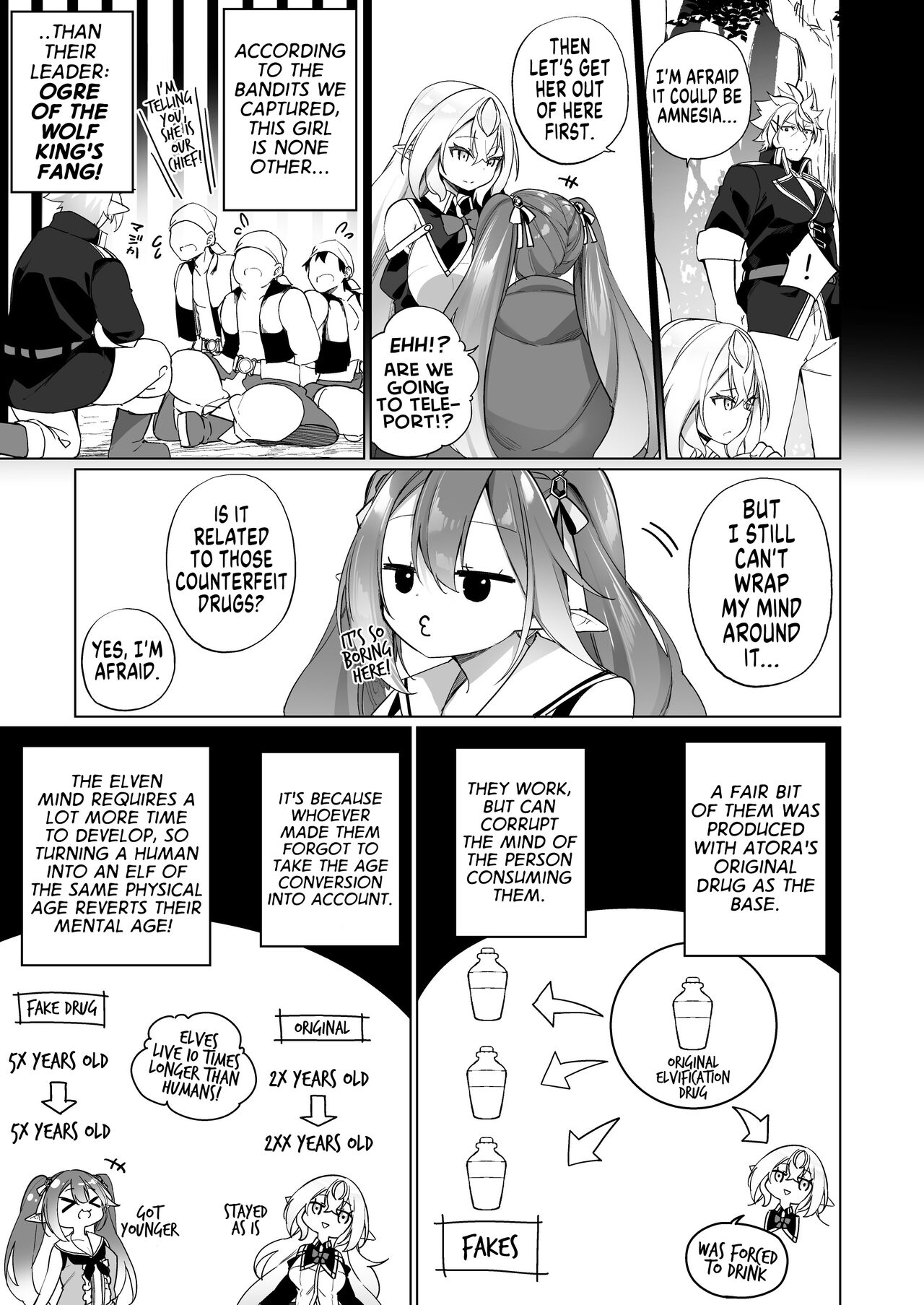 [Slime no Kanmuri (Kanmuri)]Mesugaki Elf ni Natta Don 2 Elf-ka no Kusuri part 3 | A Bandit Chief Who Turned Into a Bratty Elf Girl 2 Elvification Drug part 3[English] [GTF] Page 7
