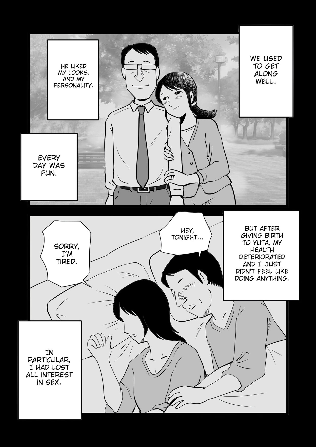 [Momoziri Hustle Dou]Zetsurin Mama no Narumi-san to Hentai Musuko | Narumi the insatiable mother, and her perverted son[English] {WitzMacher} Page 32