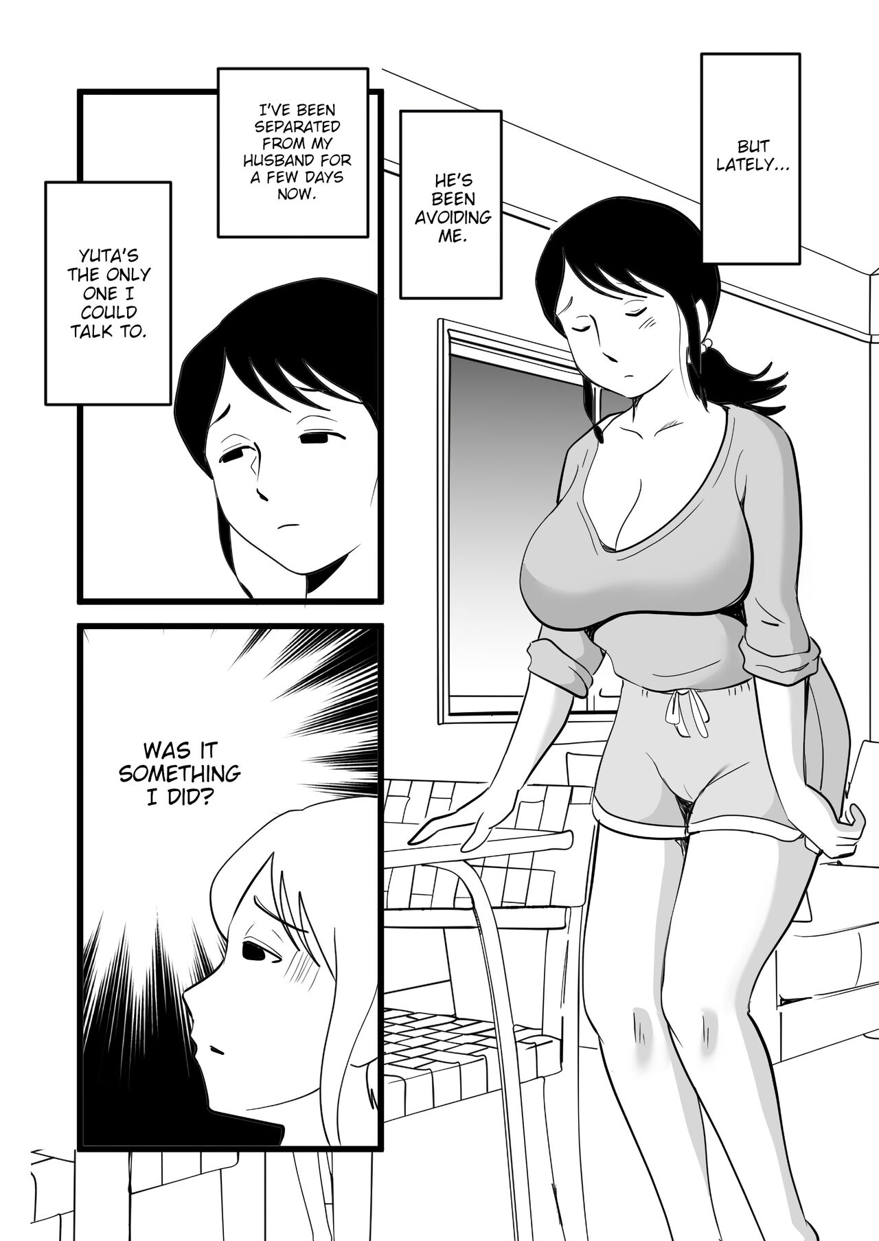 [Momoziri Hustle Dou]Zetsurin Mama no Narumi-san to Hentai Musuko | Narumi the insatiable mother, and her perverted son[English] {WitzMacher} Page 5