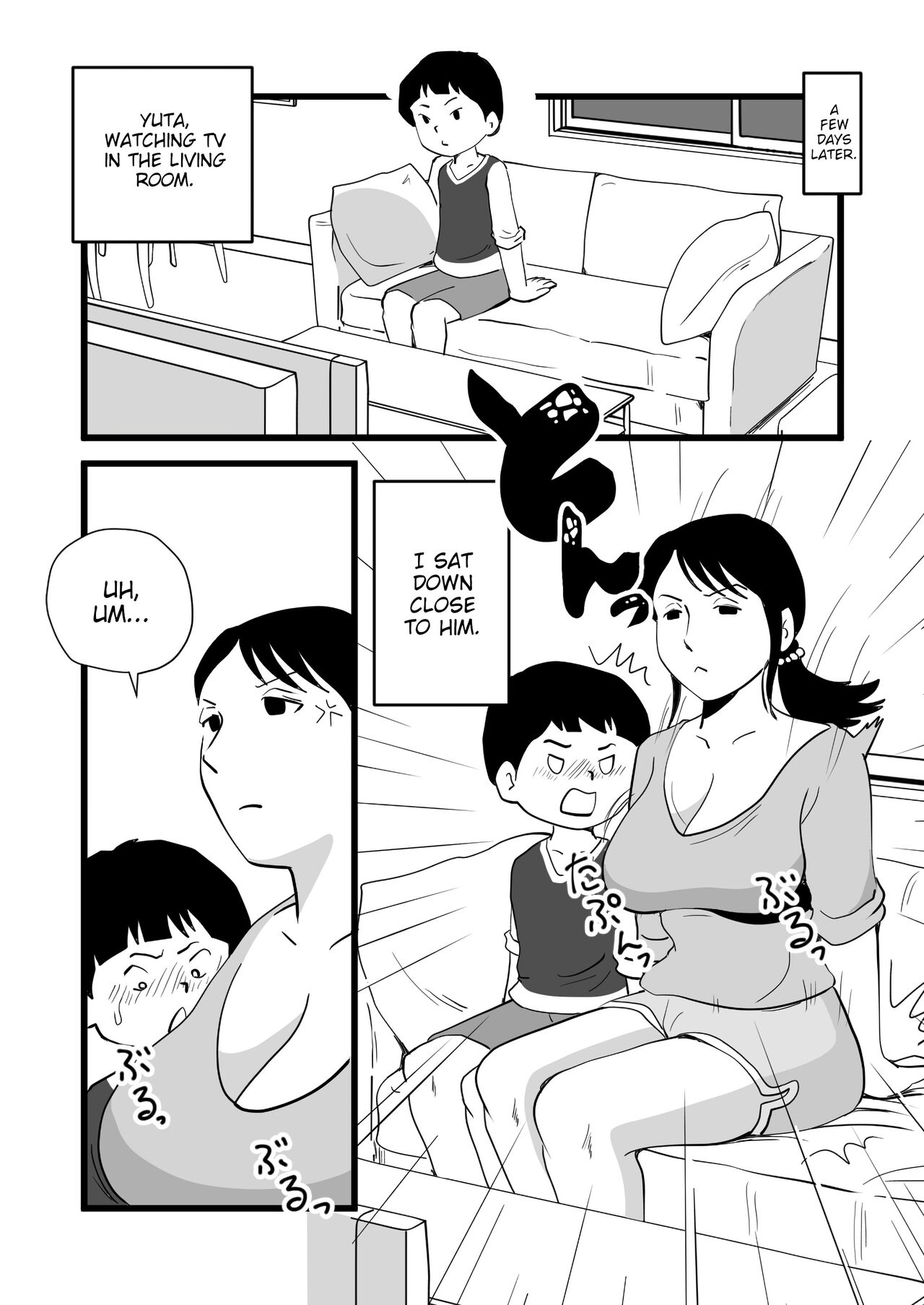 [Momoziri Hustle Dou]Zetsurin Mama no Narumi-san to Hentai Musuko | Narumi the insatiable mother, and her perverted son[English] {WitzMacher} Page 7