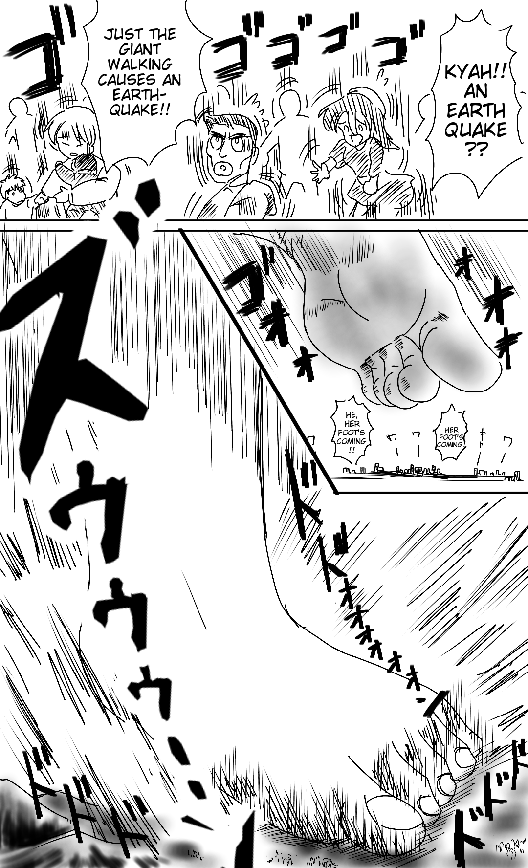 [Bunker K]The super-giant high school girl appears again Page 12