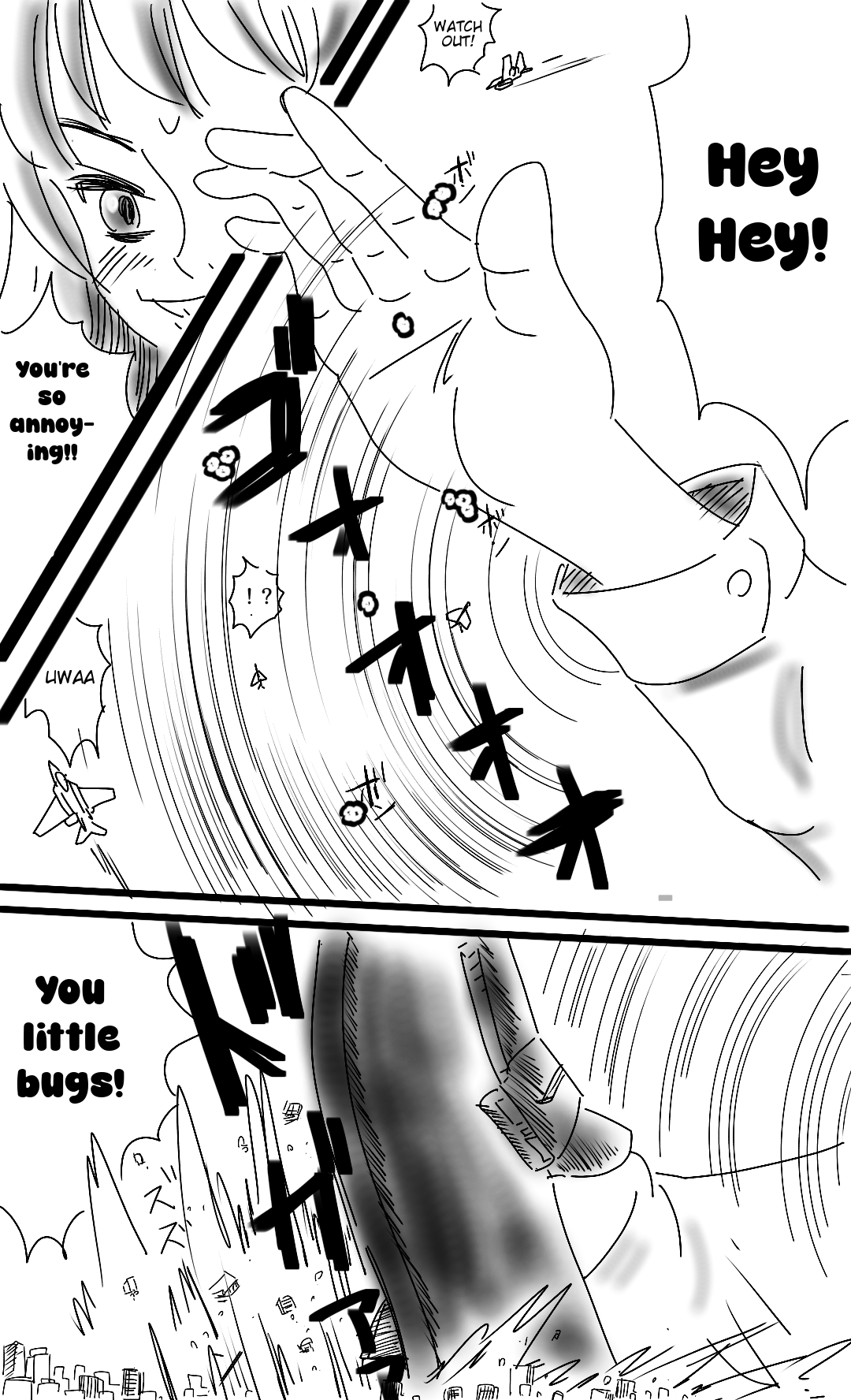 [Bunker K]The super-giant high school girl appears again Page 5