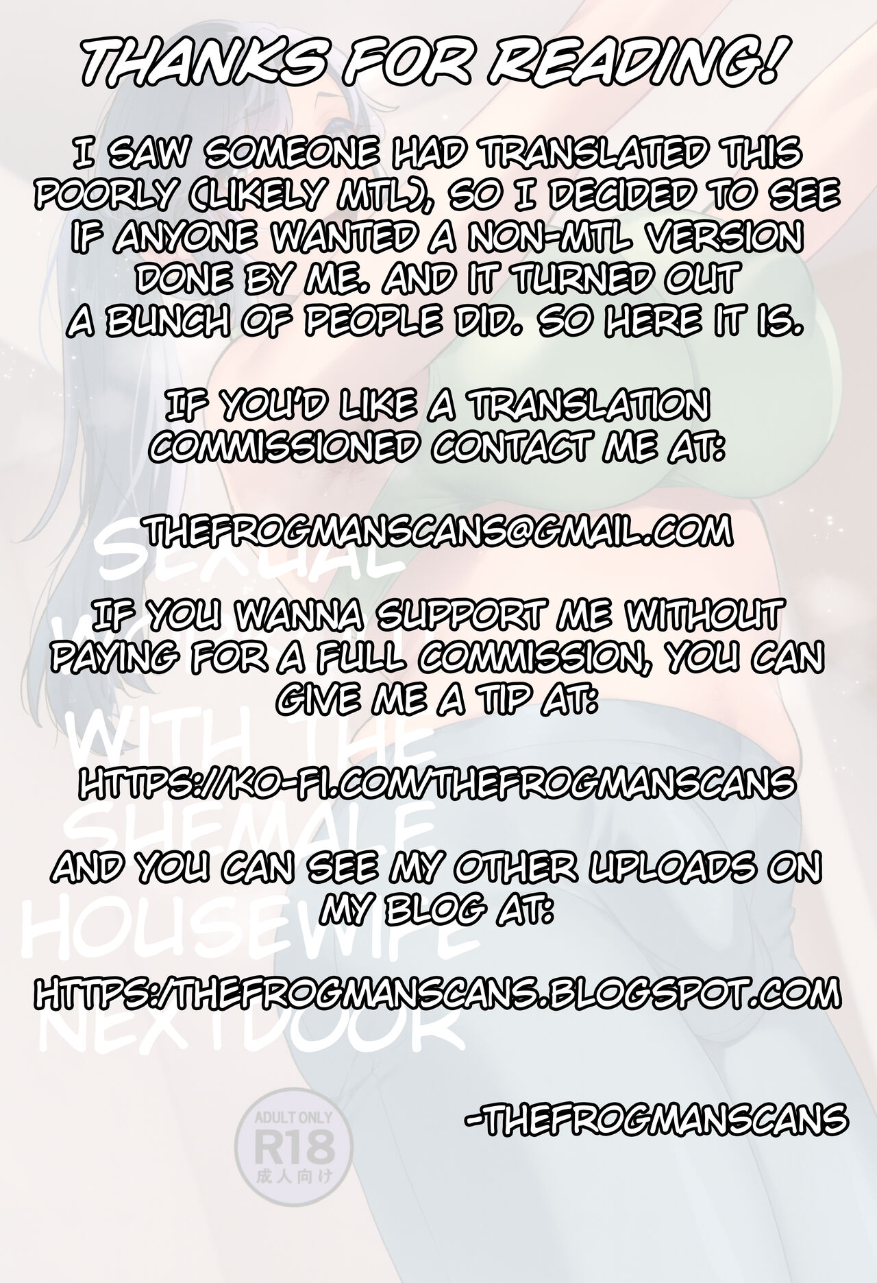 (Futaket 33) [Granada no Sora (Mogiki Hayami)]Shemale Oku-san to Sex Workout | Sexual Workout with the Shemale Housewife Nextdoor[English] [TheFrogManScans] Page 29