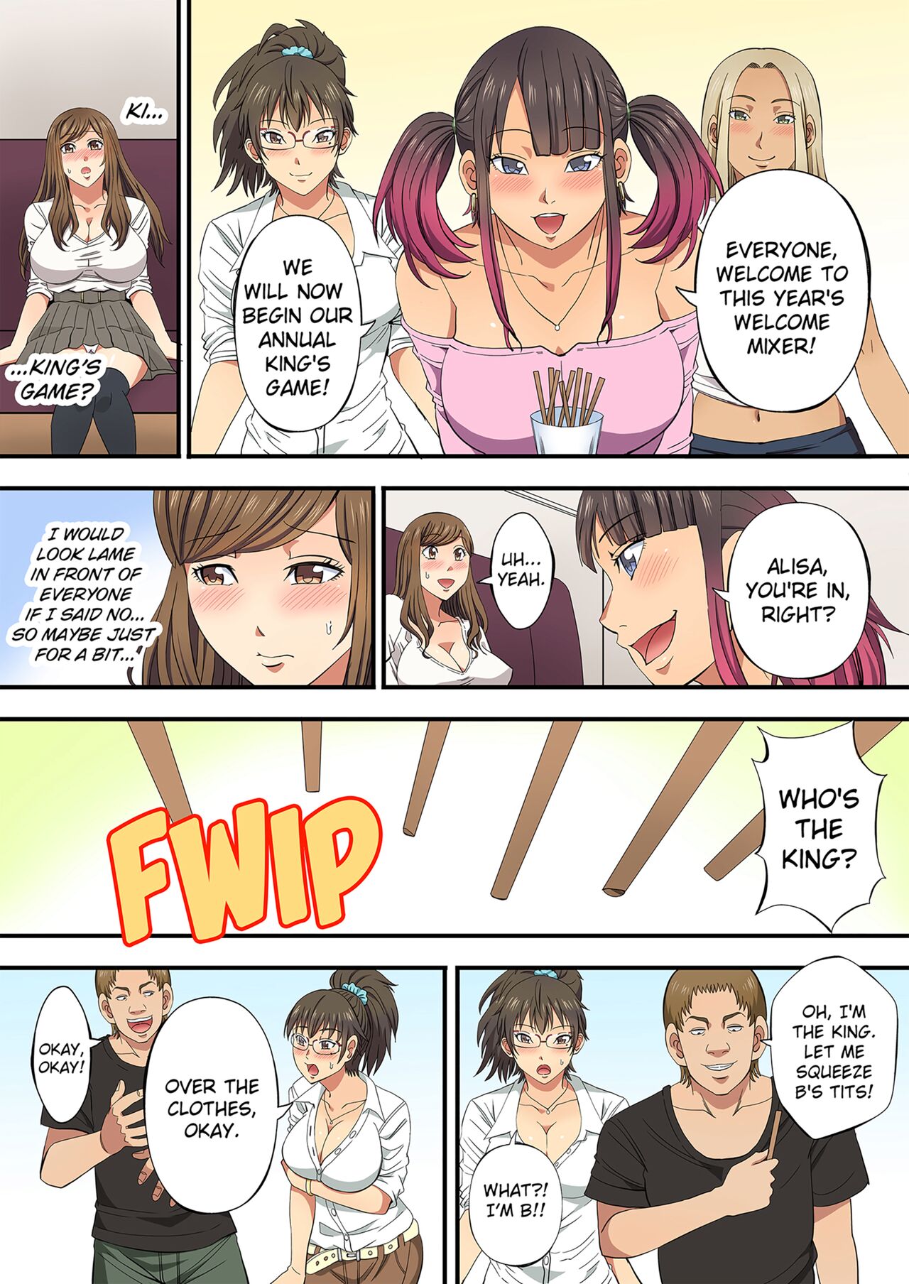 [Kaikandrug (Akiba@)]Drunken Sex at the Club Welcoming Party! Volume 1[English] [Decensored] [Digital] Page 12