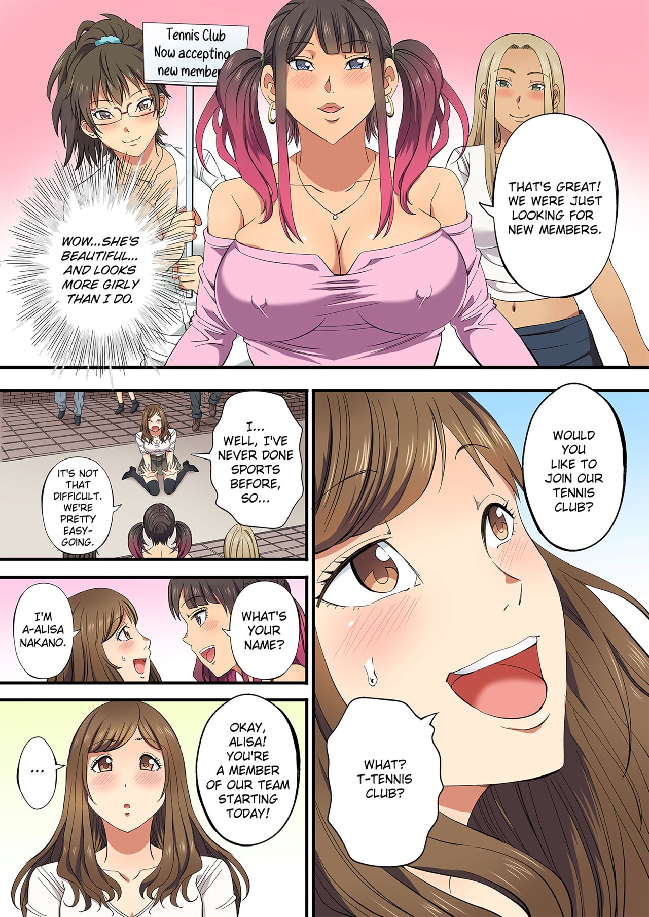 [Kaikandrug (Akiba@)]Drunken Sex at the Club Welcoming Party! Volume 1[English] [Decensored] [Digital] Page 6