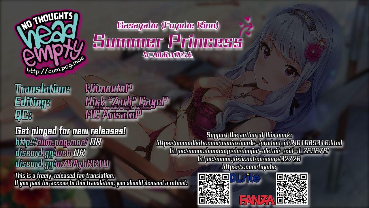 [Gasayabu (Fuyube Rion)]Natsu no Ohime-chin | Summer Princess(THE iDOLM@STER) [English] [head empty] [Digital] Page 20