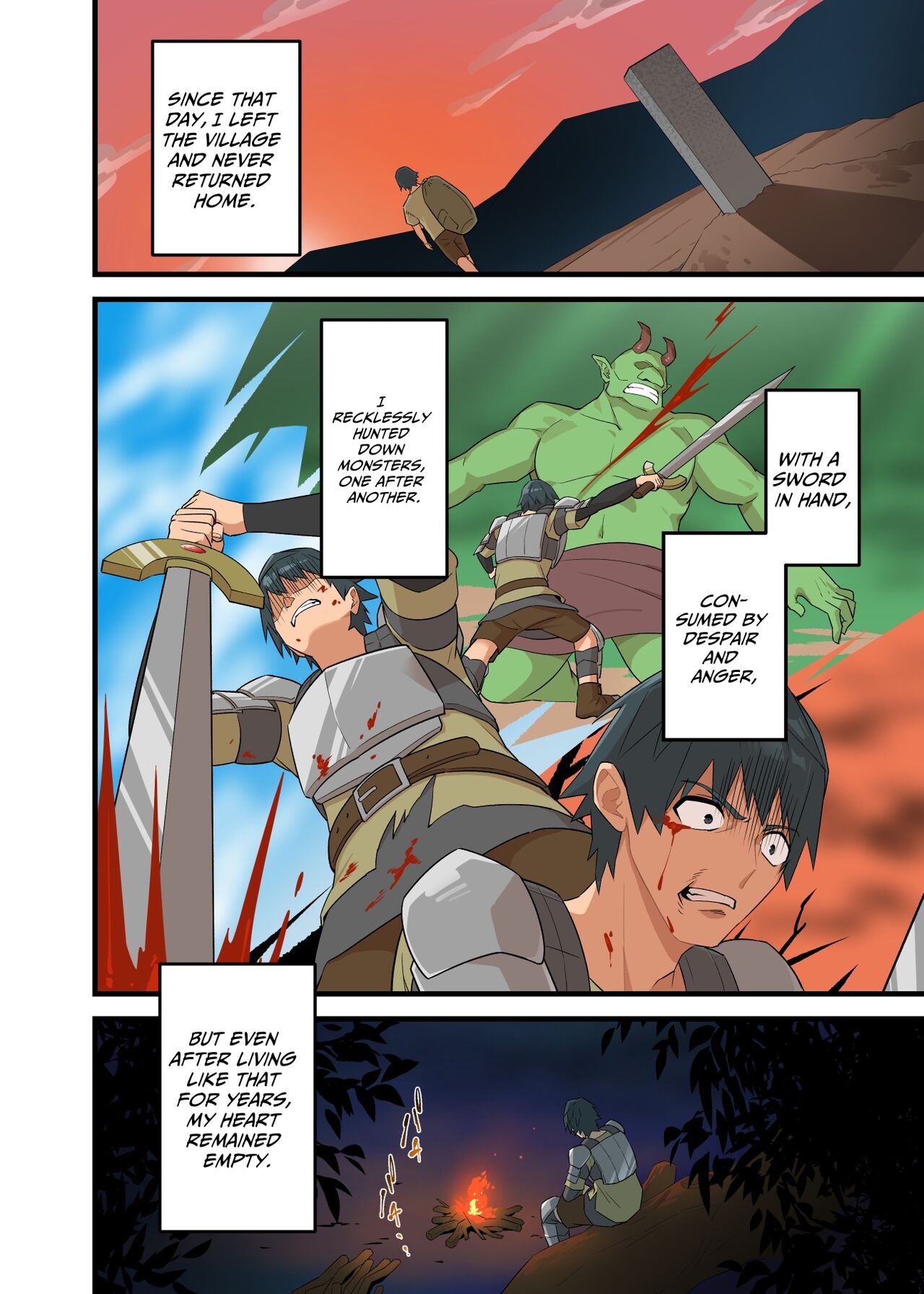 [Uzu Kikaku (Mon!)]Tsuyotsuyo Inma ni Haiboku Shita Senshi ga  Shasei Kinshi Sarenagara Shigokare   Tsuzukeru Hanashi  | A Warrior Defeated By A Powerful Succubus Is Forbidden From Cumming And Edged Relentlessly[Engish] [Translatoranon] Page 10