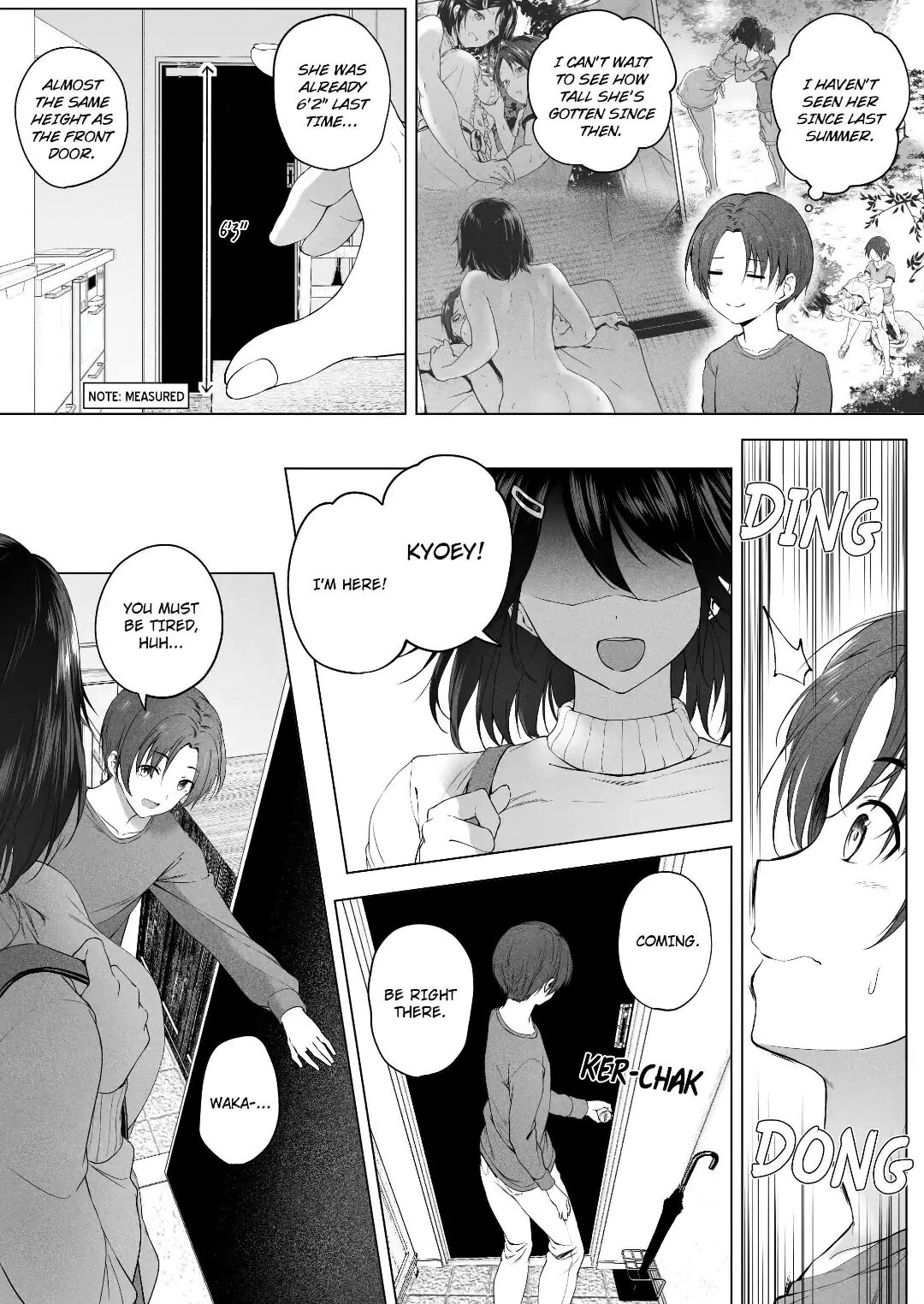 [Honey lounge (Hachimitsu)]Motto! Choushin Itoko to Ecchii Koto Shiyo | More Cuddling With My Super Tall Cousin![Official English Translation] Page 4
