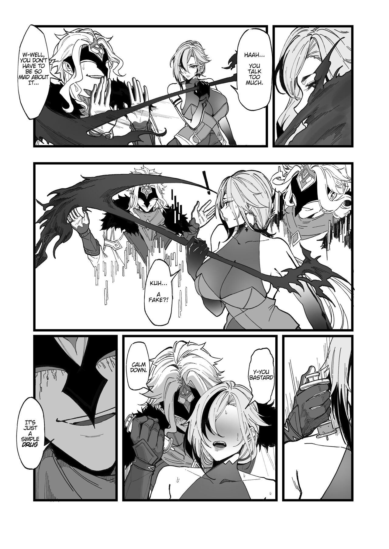 [KeinV]Kamen Budoukai - Hakase no Kenkyuu 1-2 | Masked Society - Dottore's Research 1-2(Genshin Impact) [Decensored] [English] [Cunny&Cumming Scans] Page 18