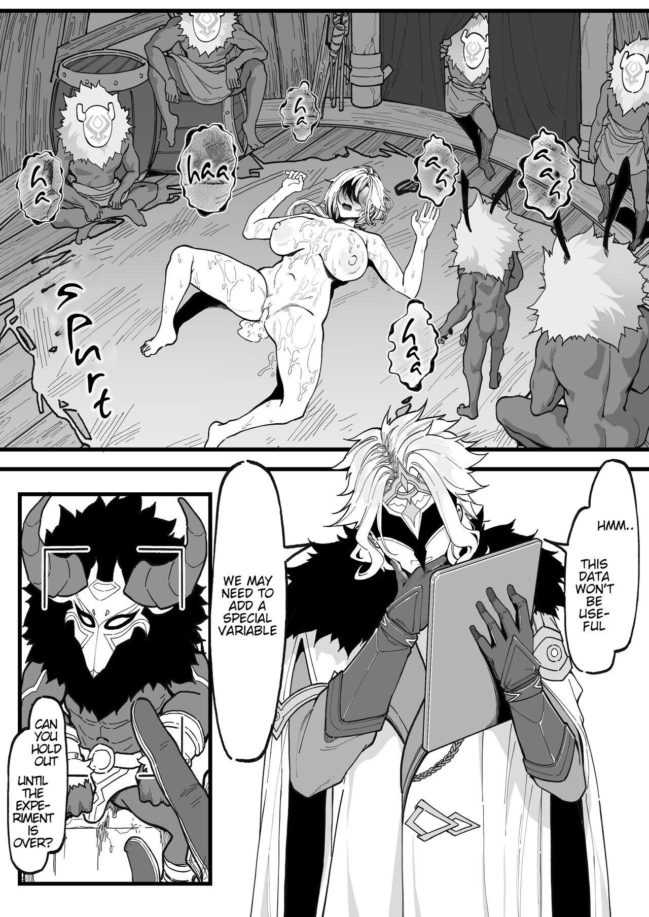 [KeinV]Kamen Budoukai - Hakase no Kenkyuu 1-2 | Masked Society - Dottore's Research 1-2(Genshin Impact) [Decensored] [English] [Cunny&Cumming Scans] Page 28