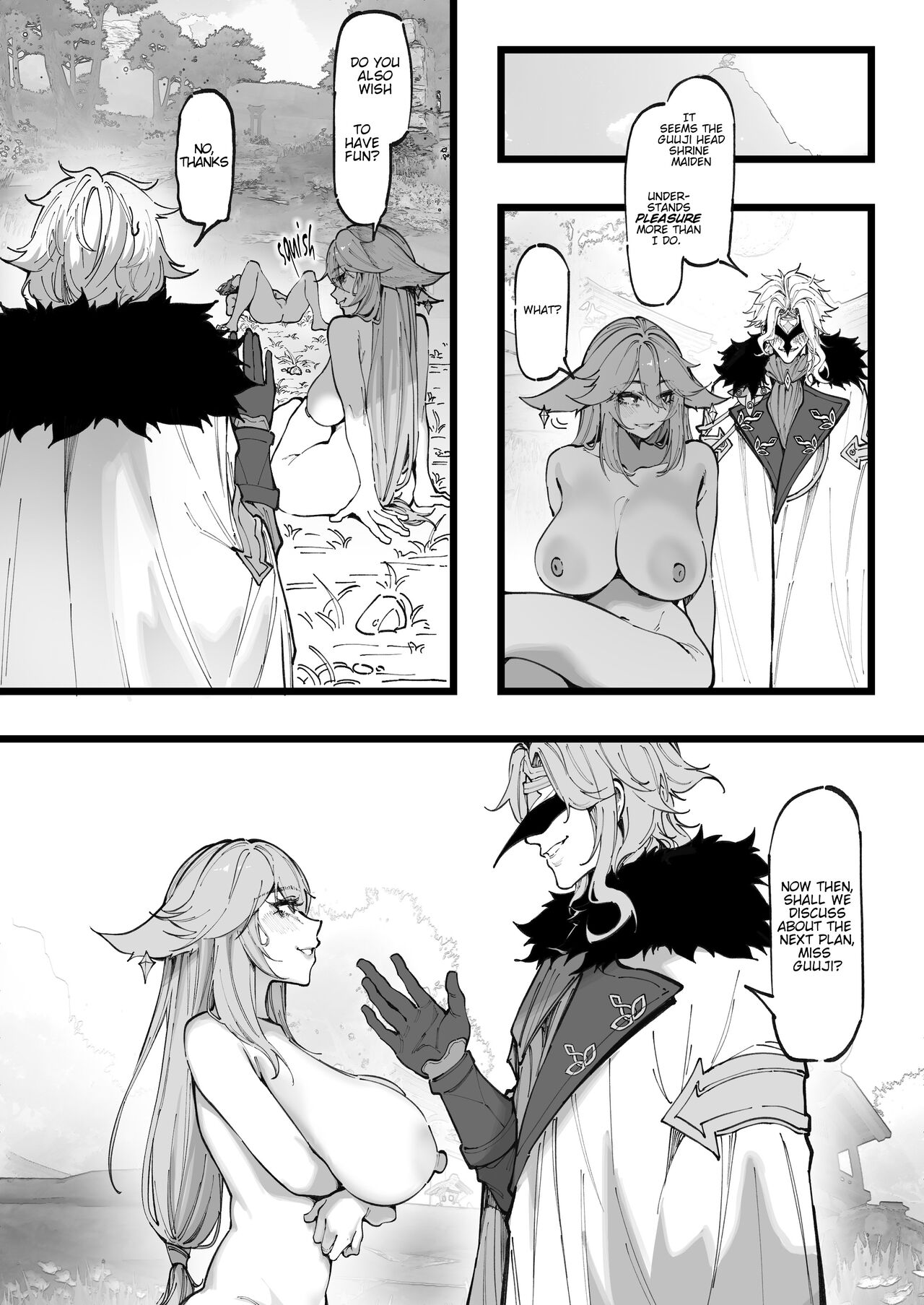 [KeinV]Kamen Budoukai - Hakase no Kenkyuu 1-2 | Masked Society - Dottore's Research 1-2(Genshin Impact) [Decensored] [English] [Cunny&Cumming Scans] Page 57