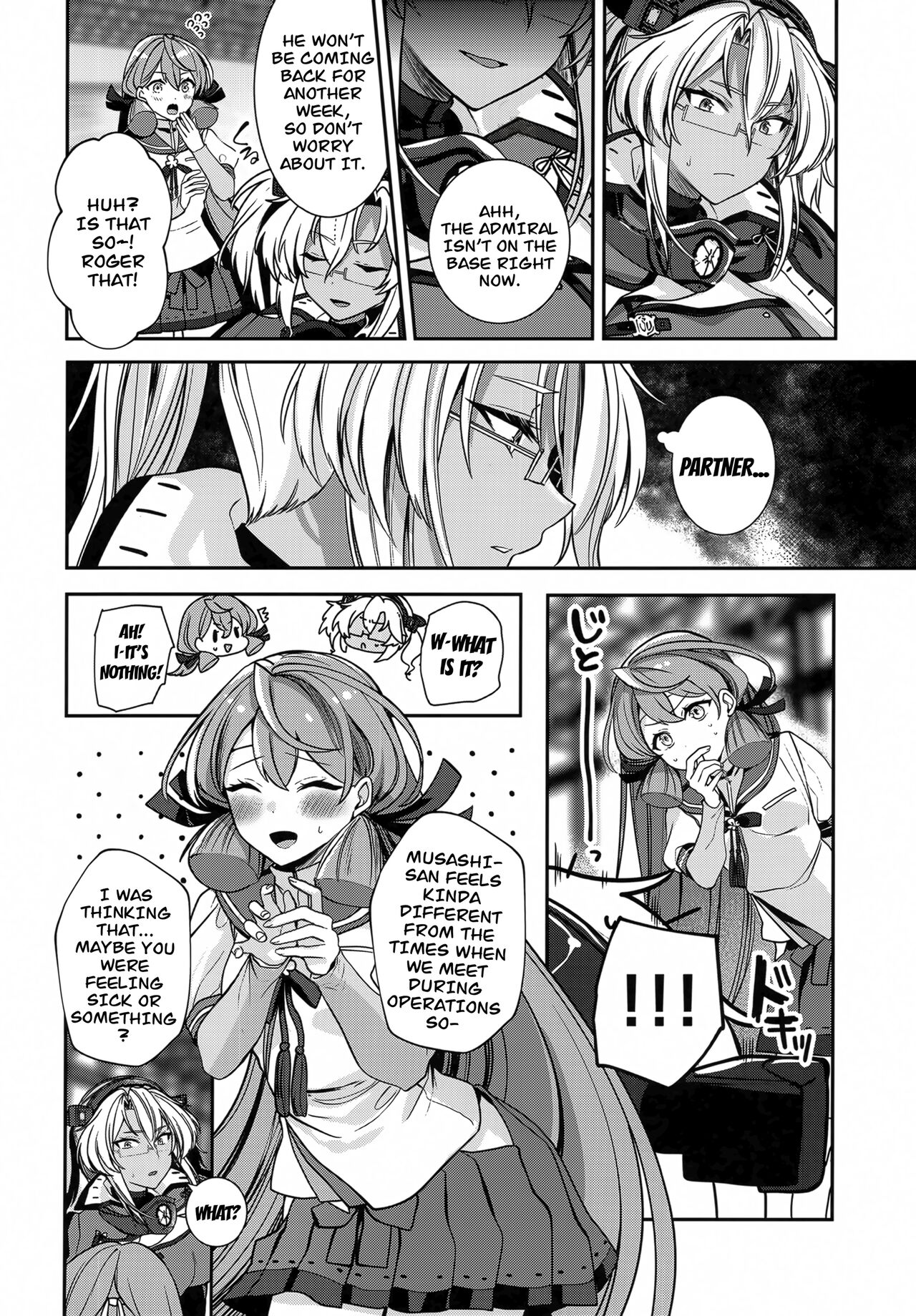 (C102) [Marosaan (Yunamaro)]Musashi-san no Yoru Jijou Hitoribocchi no Yoru Hen | Musashi's Nightly Affairs -The Night Alone-(Kantai Collection -KanColle-) [English] [CarlJPTL] Page 11