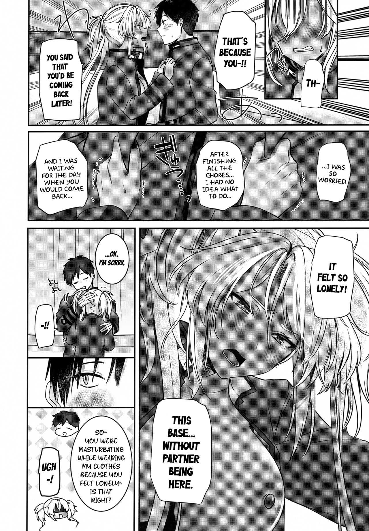 (C102) [Marosaan (Yunamaro)]Musashi-san no Yoru Jijou Hitoribocchi no Yoru Hen | Musashi's Nightly Affairs -The Night Alone-(Kantai Collection -KanColle-) [English] [CarlJPTL] Page 35