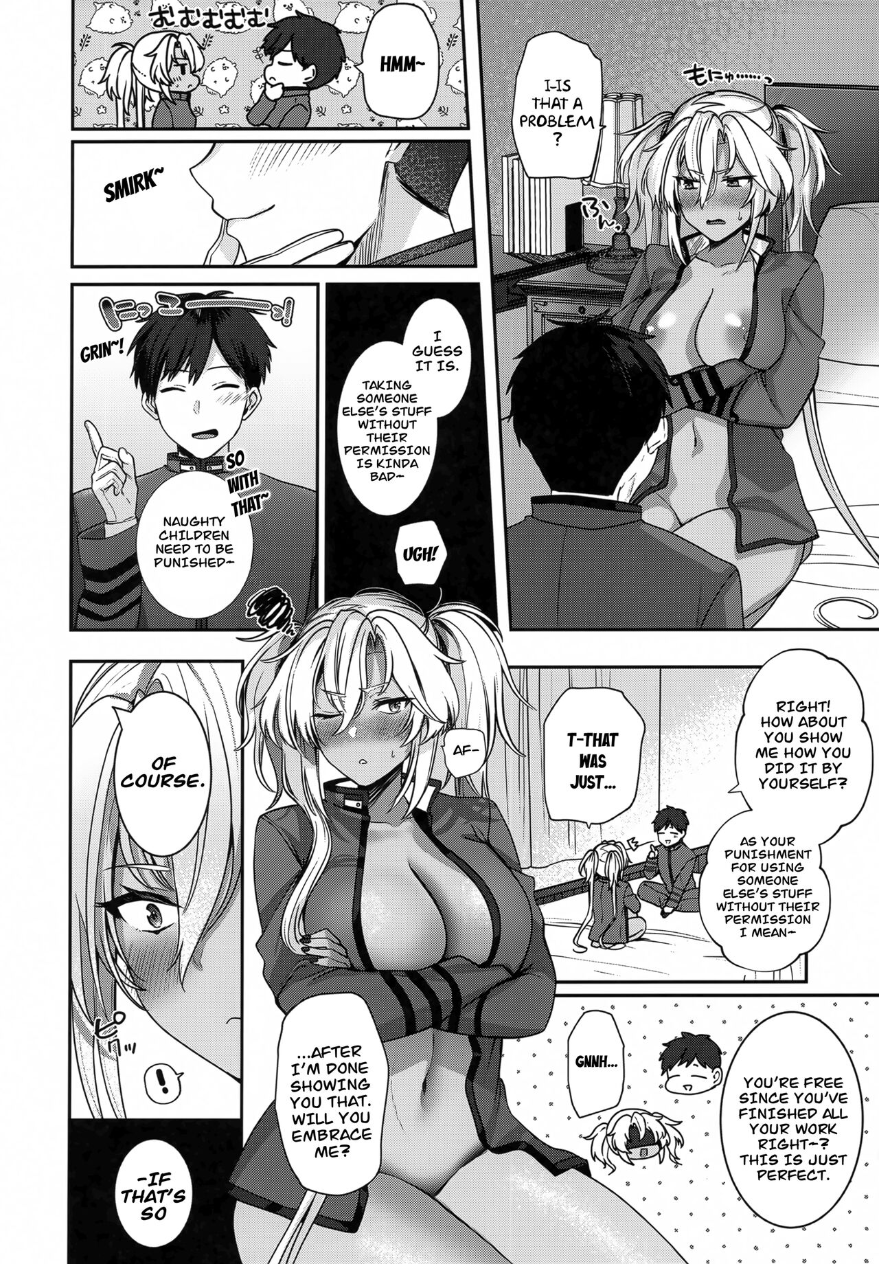 (C102) [Marosaan (Yunamaro)]Musashi-san no Yoru Jijou Hitoribocchi no Yoru Hen | Musashi's Nightly Affairs -The Night Alone-(Kantai Collection -KanColle-) [English] [CarlJPTL] Page 36